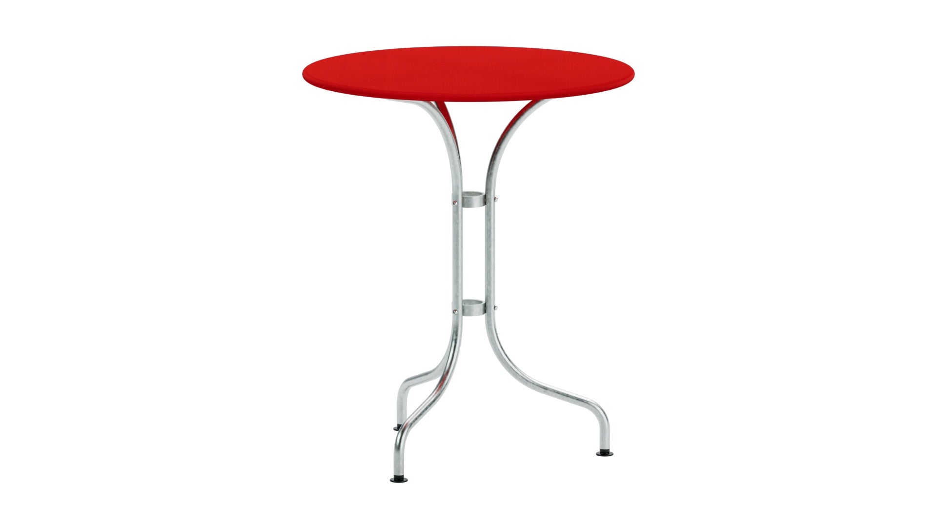 St. Moritz Metall-Gartentisch ø60 in Rot präsentiert im Onlineshop von KAQTU Design AG. Gartentisch ist von Schaffner