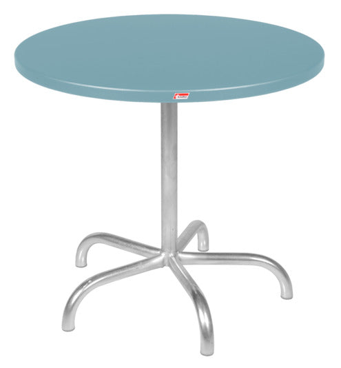 Erleben Sie den runden Tisch «Säntis» von Schaffner – ein stilvolles, wetterfestes Möbelstück, das Stabilität und Eleganz für Ihren Außenbereich vereint.