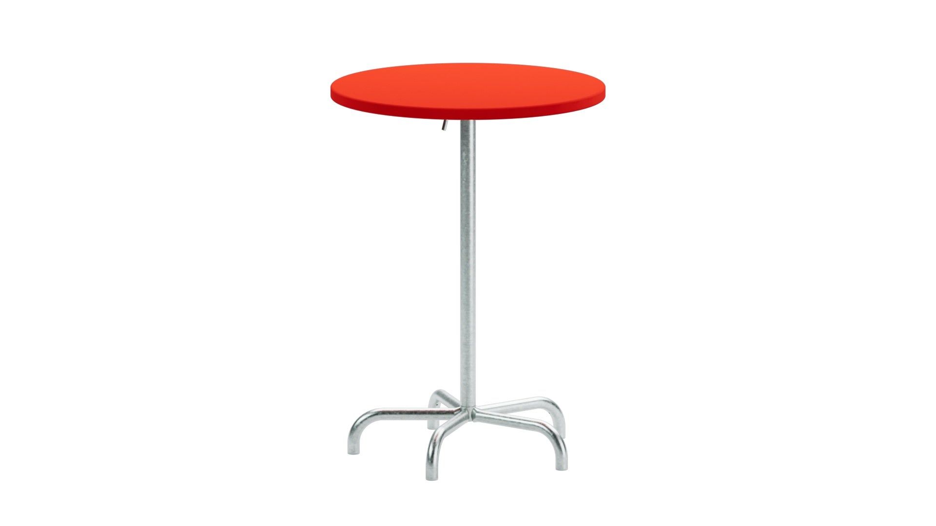 Säntis Metall-Stehtisch Outdoor ø80 / 110 klappbar in Rot präsentiert im Onlineshop von KAQTU Design AG. Hochtisch Outdoor ist von Schaffner