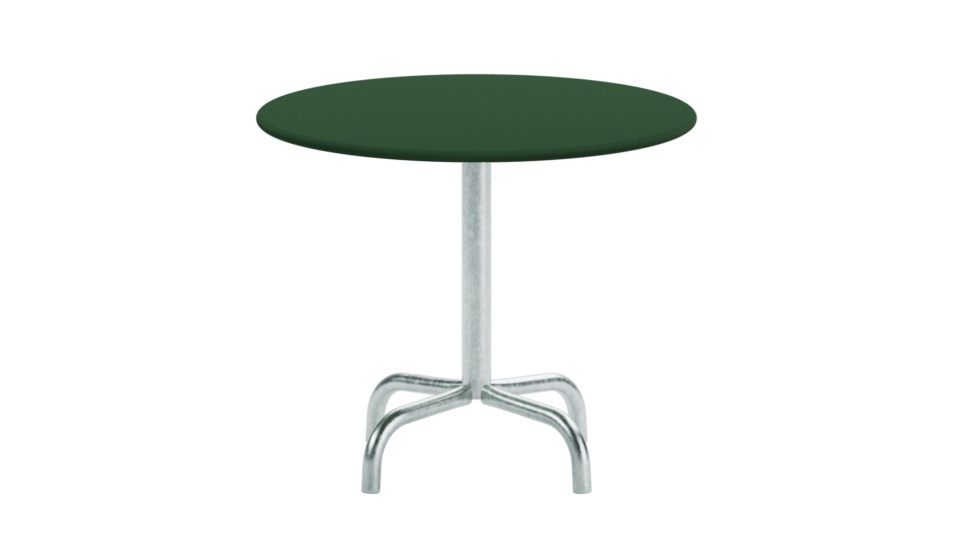 Rigi Metall-Beistelltisch Outdoor ø60 / 50 in Tannengrün präsentiert im Onlineshop von KAQTU Design AG. Beistelltisch Outdoor ist von Schaffner