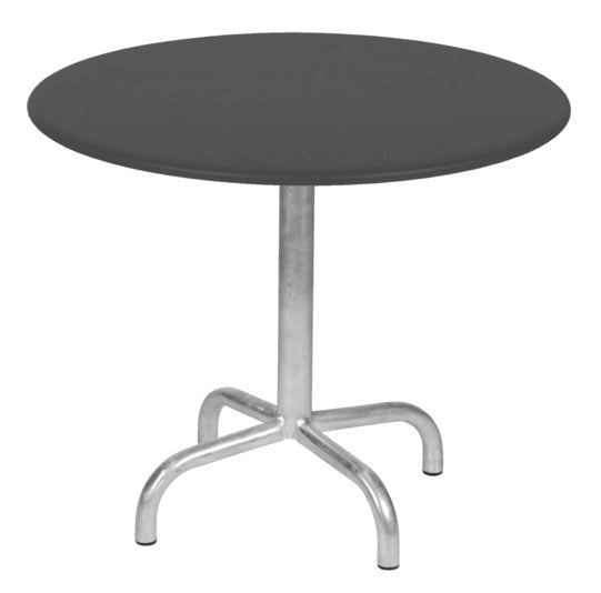 Robuster Metall-Beistelltisch Ø60/50 für den Außenbereich, wetterfest, stilvolles Design, langlebige Stahlkonstruktion, ideal für Garten, Balkon und Terrasse.
