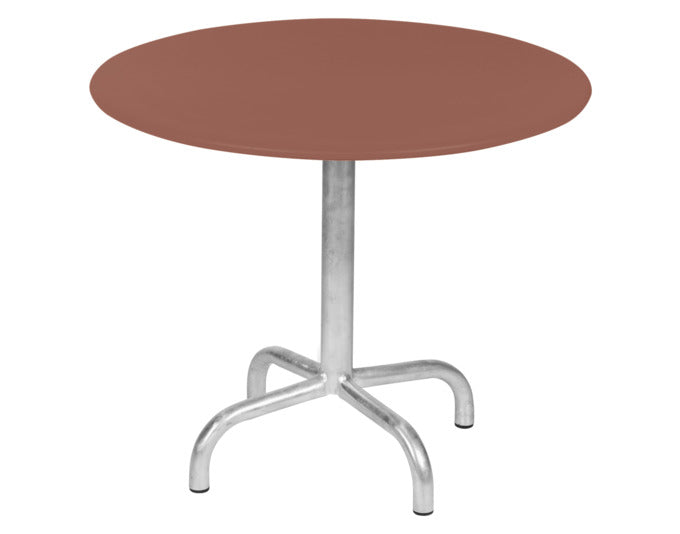 Robuster Rigi Metall-Beistelltisch Ø60/50 für den Außenbereich, wetterfestes Material, elegantes Design, stabile Stahlkonstruktion, ideal für Garten, Balkon & Terrasse.