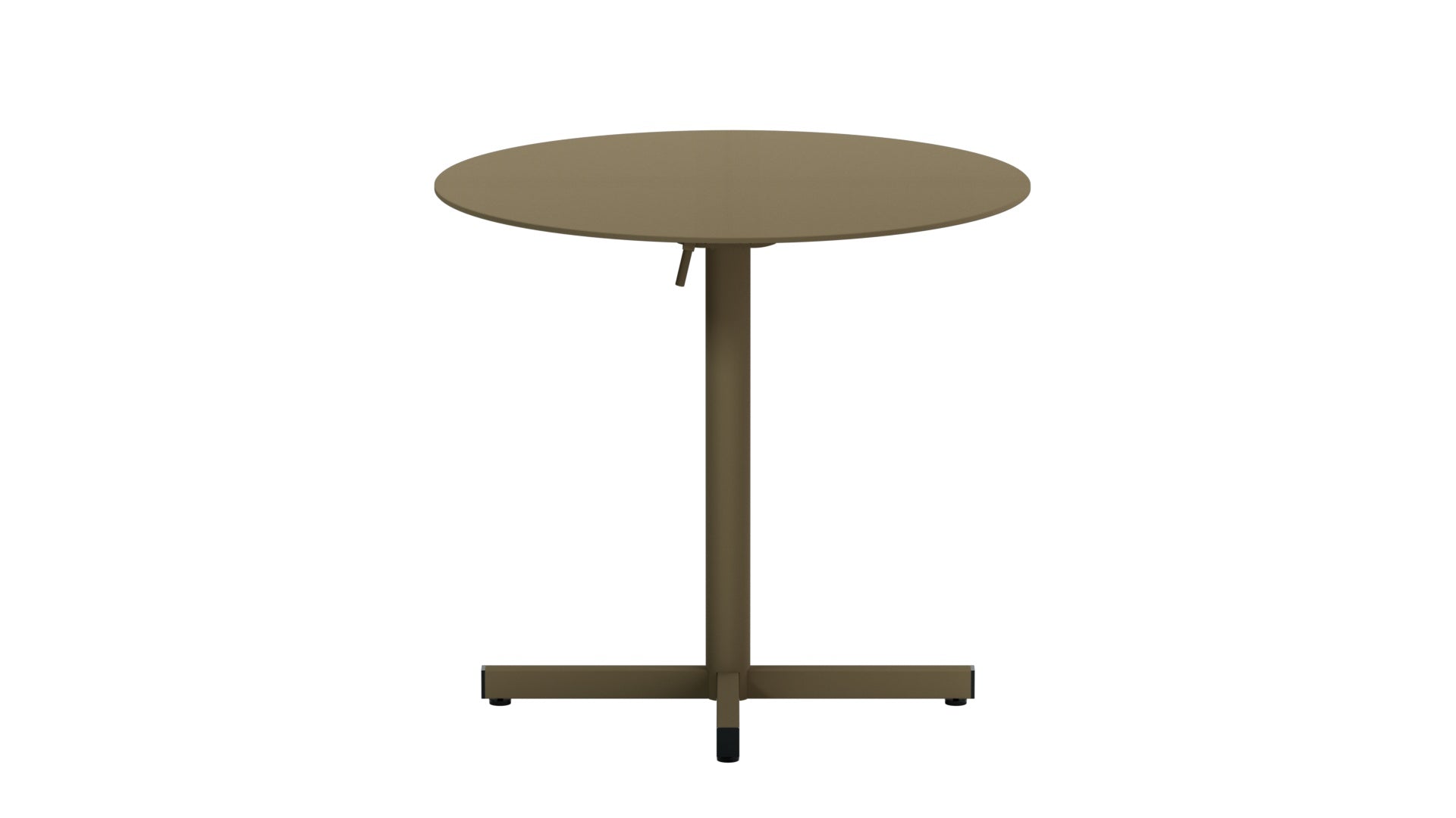 Hochwertiger, wetterfester Luzern Glasfaser-Gartentisch ø80, klappbar & ausziehbar, UV-beständig, robustes Design – ideal für Garten, Balkon & Terrasse.