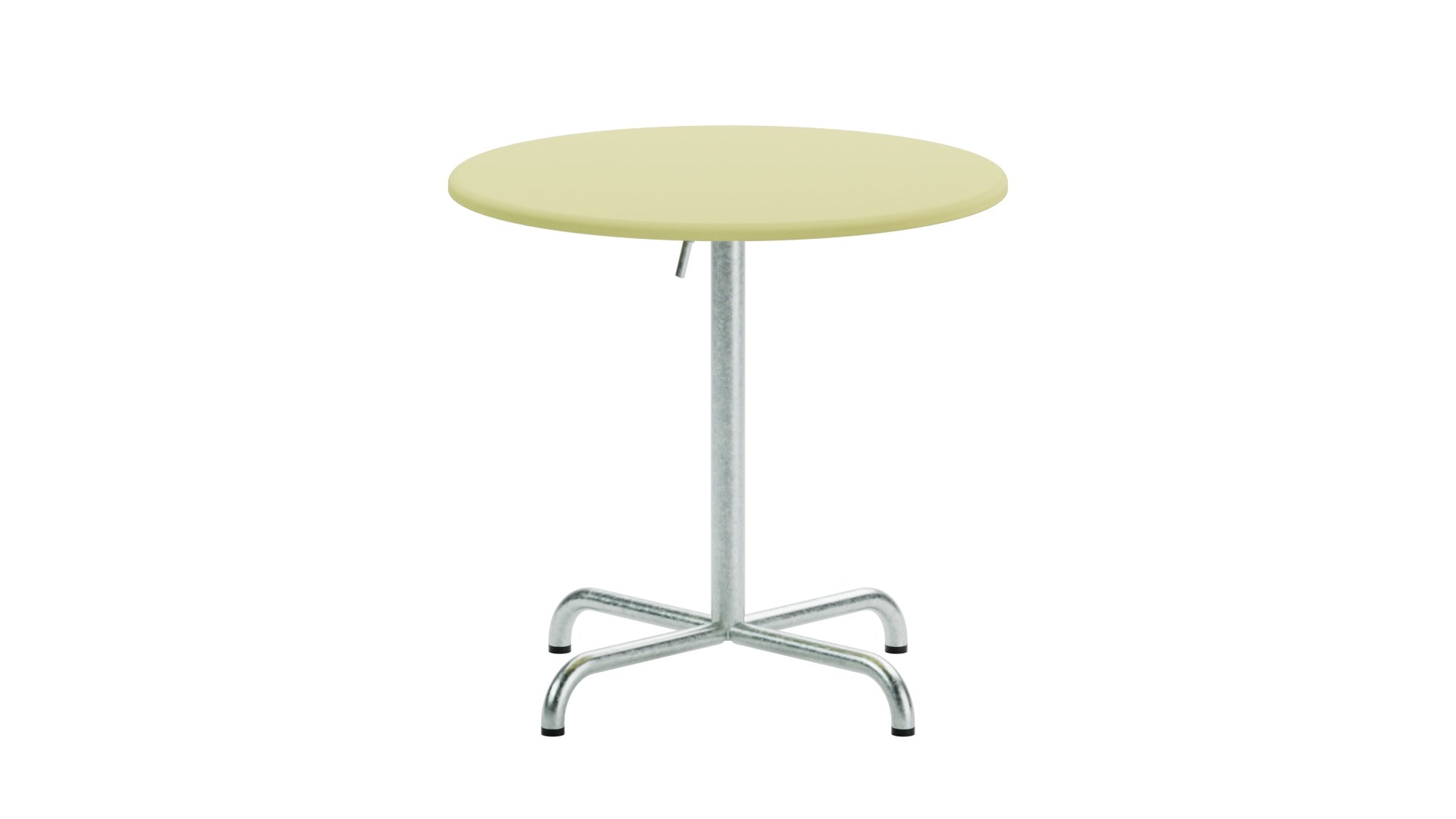 Davos Glasfaser-Gartentisch ø75 klappbar in Buchsbaumgelb präsentiert im Onlineshop von KAQTU Design AG. Gartentisch ist von Schaffner