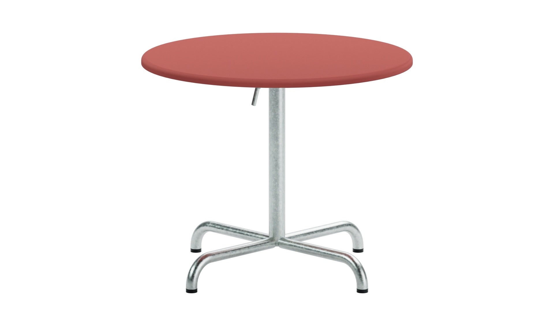 Eleganter klappbarer Salontisch Davos aus langlebigem Glasfaser, Ø 75 cm, perfekt für Gartenpartys und gemütliche Abende im Freien.