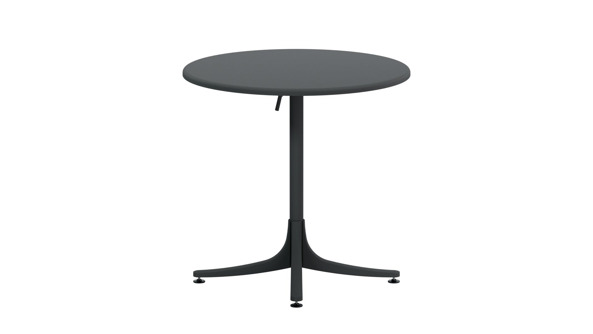 Schaffhausen Glasfaser-Gartentisch ø75 klappbar in Anthrazit präsentiert im Onlineshop von KAQTU Design AG. Gartentisch ist von Schaffner