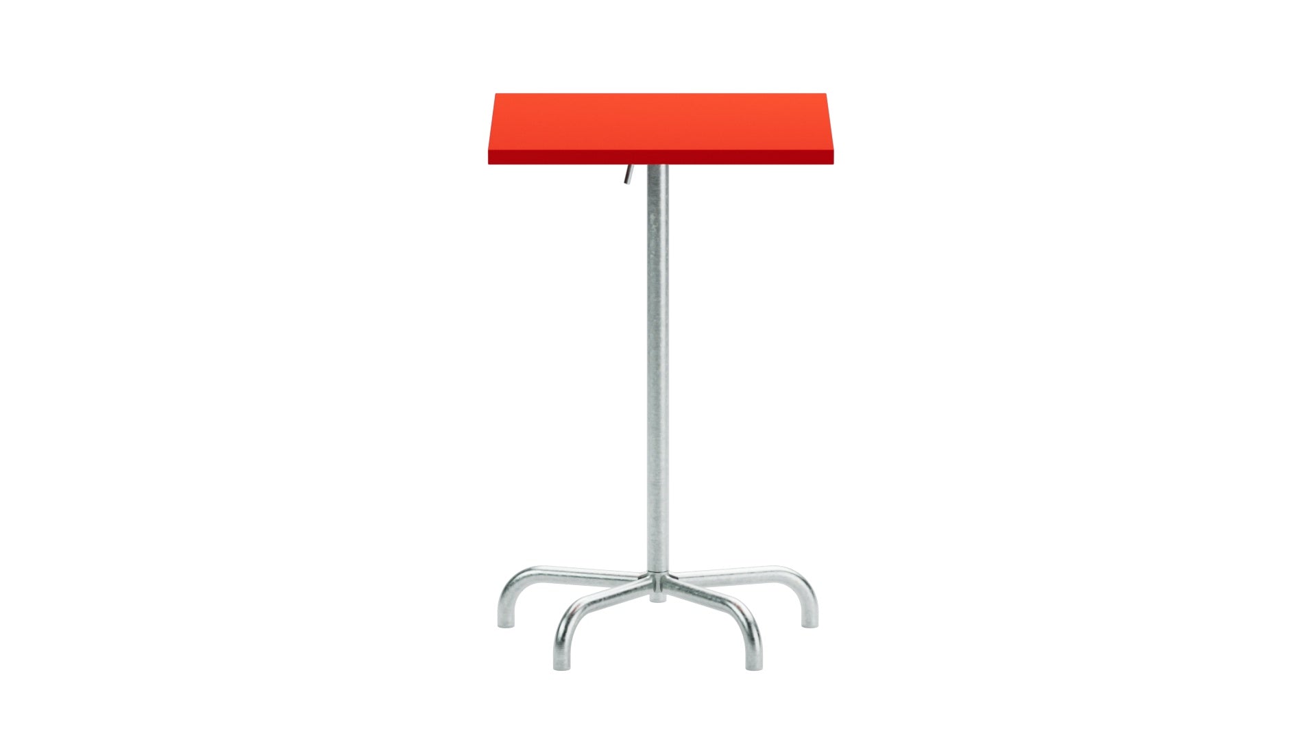 Säntis Metall-Stehtisch Outdoor 70x70 / 110 klappbar in Rot präsentiert im Onlineshop von KAQTU Design AG. Hochtisch Outdoor ist von Schaffner