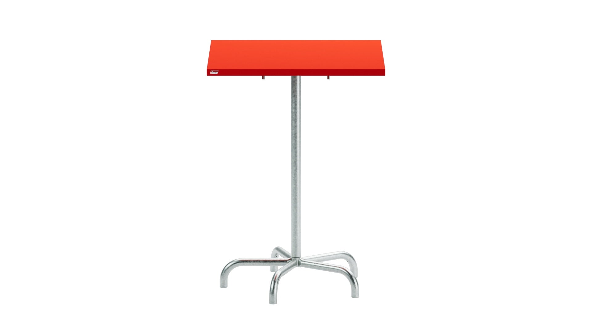 Robuster, wetterfester Säntis Metall-Stehtisch Outdoor 80x80/110, klappbar und langlebig – ideal für stilvolle, pflegeleichte Garten- und Außenbereiche.