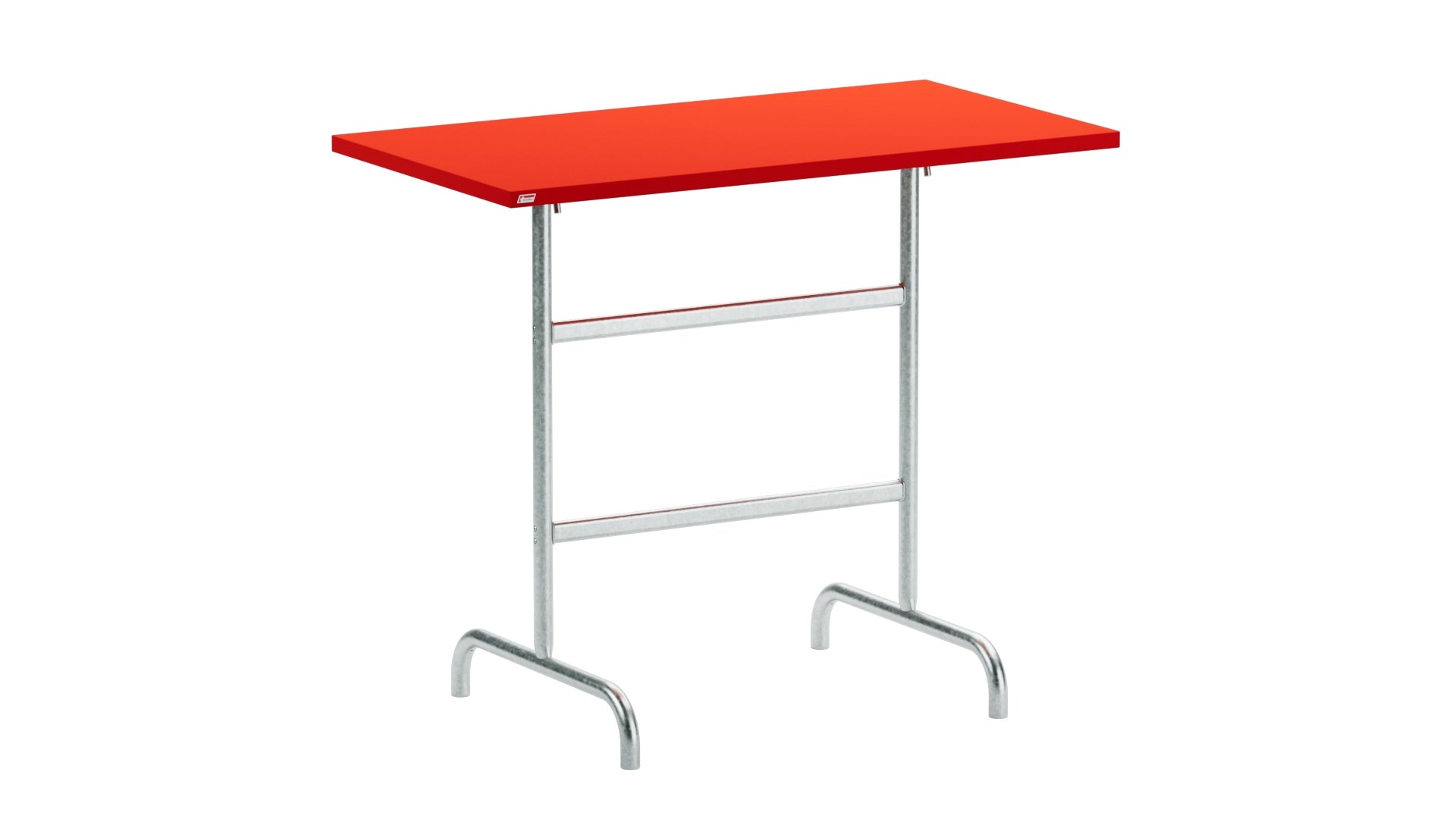 Säntis Metall-Stehtisch Outdoor 130x70 /110 klappbar in Rot präsentiert im Onlineshop von KAQTU Design AG. Hochtisch Outdoor ist von Schaffner