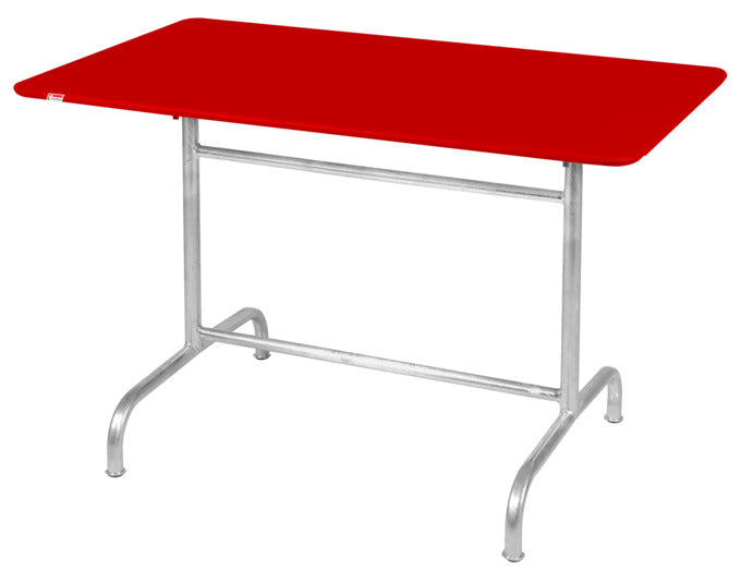 Rigi Metall-Gartentisch 120x70 klappbar in Rot präsentiert im Onlineshop von KAQTU Design AG. Gartentisch ist von Schaffner