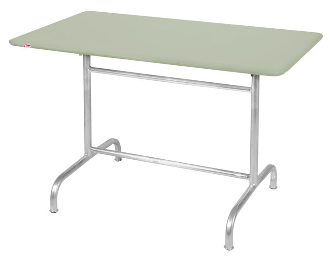 Rigi Metall-Gartentisch 120x70 klappbar in Pastellgrün präsentiert im Onlineshop von KAQTU Design AG. Gartentisch ist von Schaffner