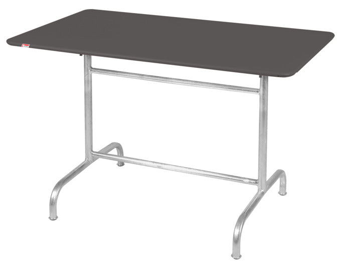 Rigi Metall-Gartentisch 120x70 klappbar in Anthrazit präsentiert im Onlineshop von KAQTU Design AG. Gartentisch ist von Schaffner