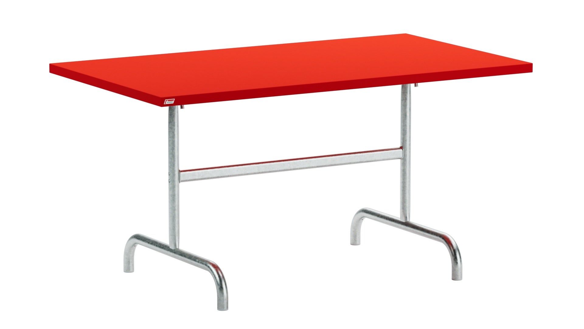 Säntis Metall-Gartentisch 140x80 klappbar in Rot präsentiert im Onlineshop von KAQTU Design AG. Gartentisch ist von Schaffner