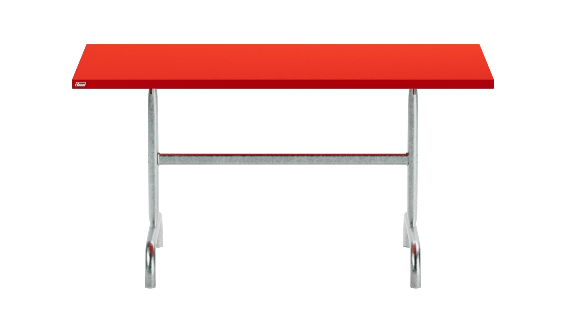 Säntis Metall-Gartentisch 140x80 klappbar in Rot präsentiert im Onlineshop von KAQTU Design AG. Gartentisch ist von Schaffner