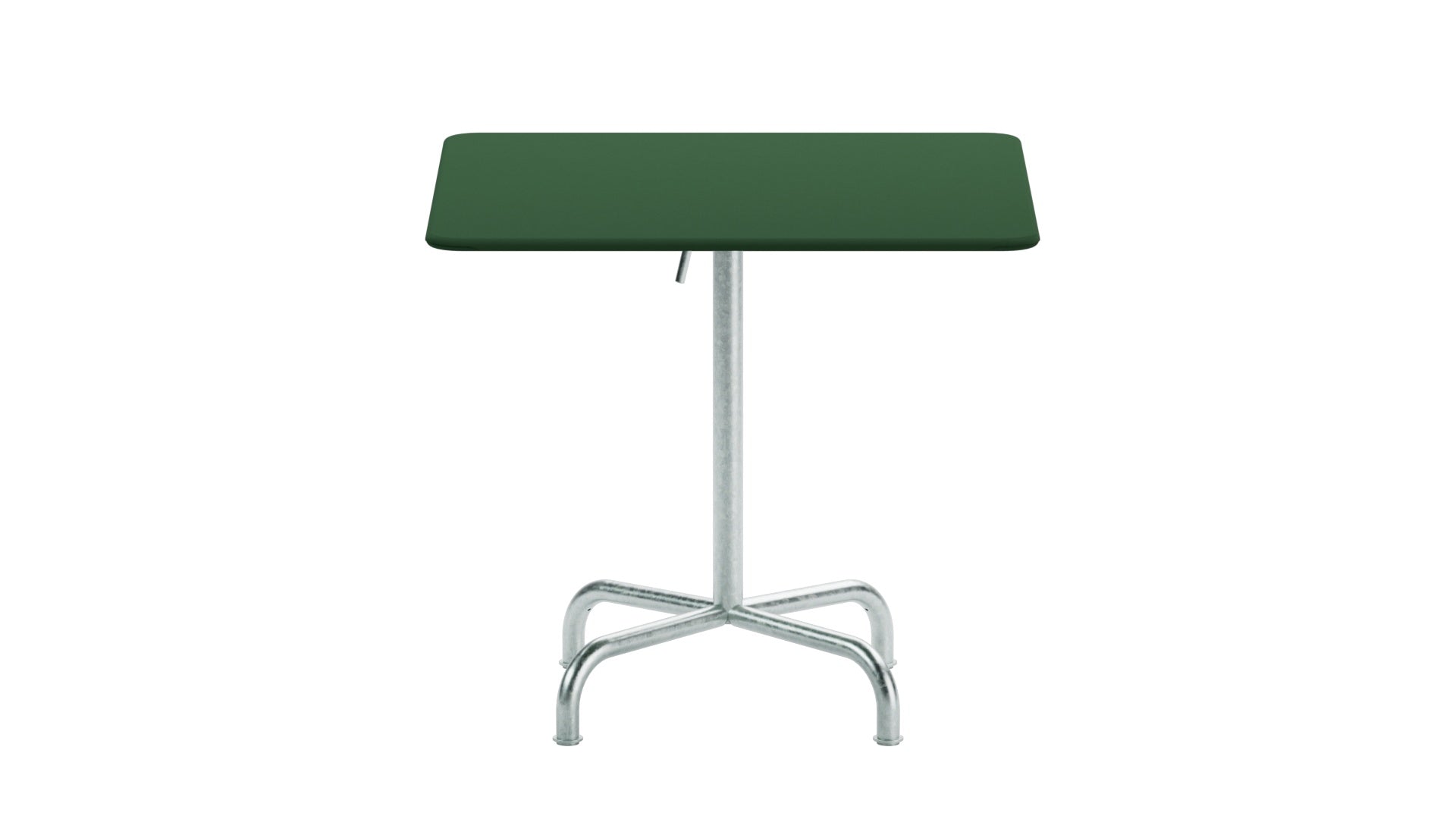 Rigi Metall-Gartentisch 80x80 klappbar in Tannengrün präsentiert im Onlineshop von KAQTU Design AG. Gartentisch ist von Schaffner
