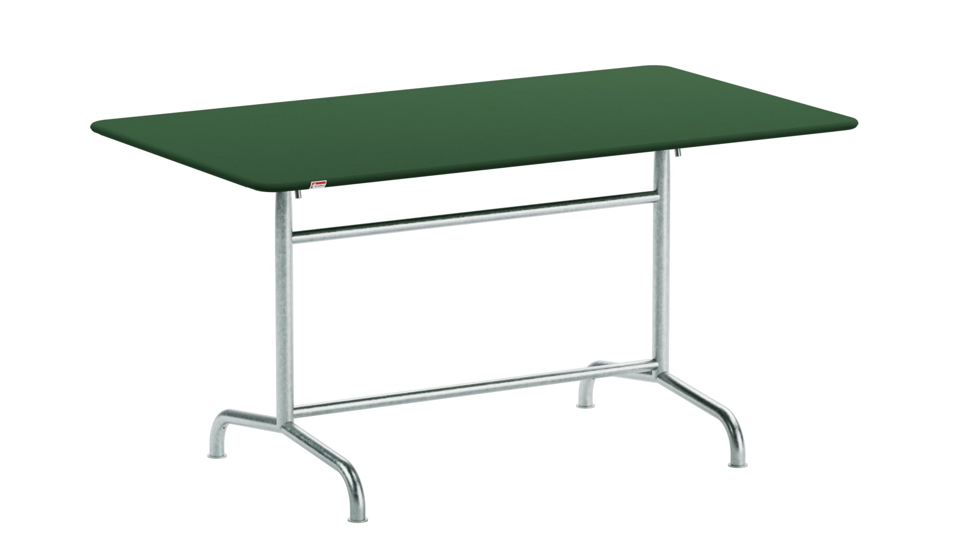 Rigi Metall-Gartentisch 140x80 klappbar in Tannengrün präsentiert im Onlineshop von KAQTU Design AG. Gartentisch ist von Schaffner