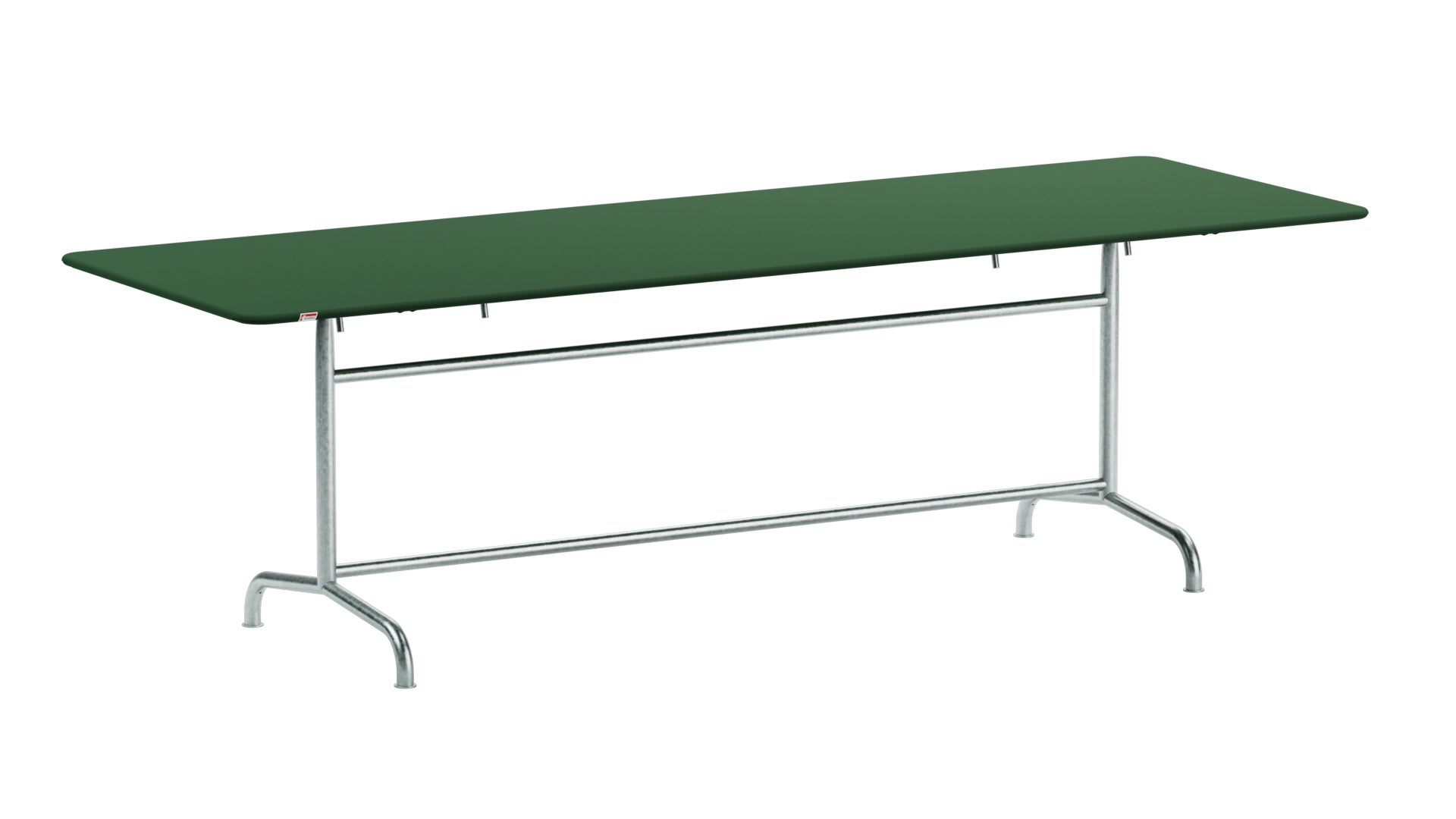 Rigi Metall-Gartentisch 240x80 klappbar in Tannengrün präsentiert im Onlineshop von KAQTU Design AG. Gartentisch ist von Schaffner