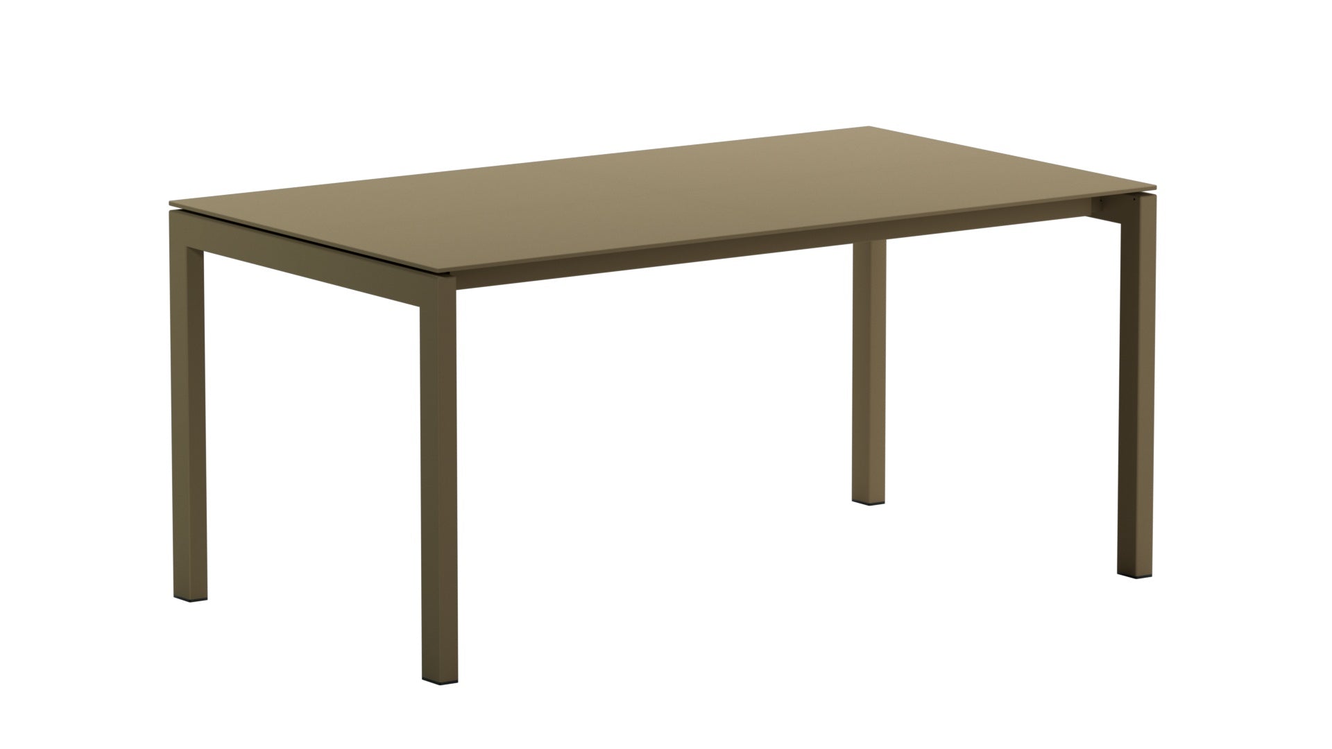 Luzern Glasfaser-Gartentisch 160x90 in Champagner präsentiert im Onlineshop von KAQTU Design AG. Gartentisch ist von Schaffner