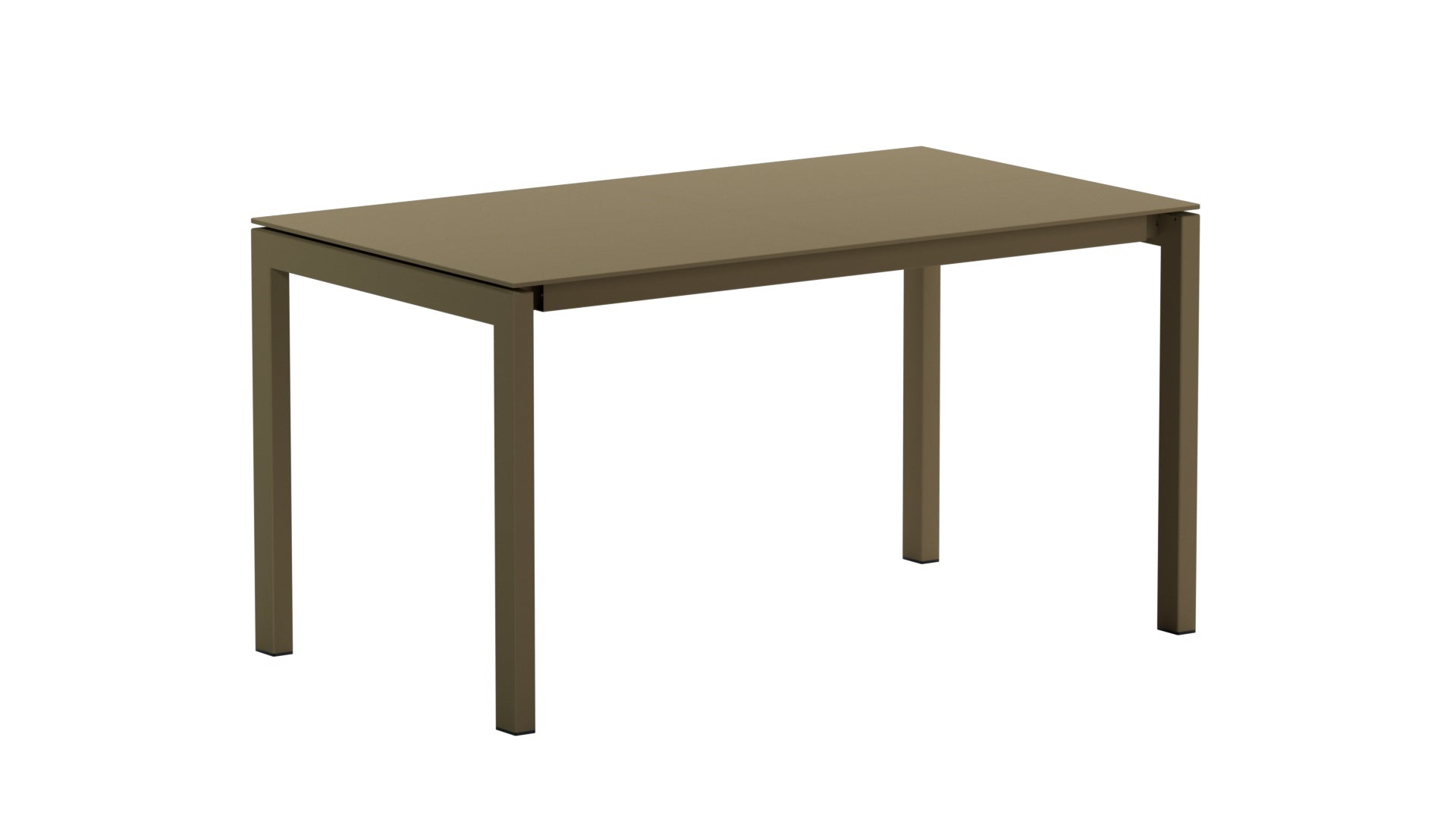 Luzern Glasfaser-Gartentisch 140x80 in Champagner präsentiert im Onlineshop von KAQTU Design AG. Gartentisch ist von Schaffner