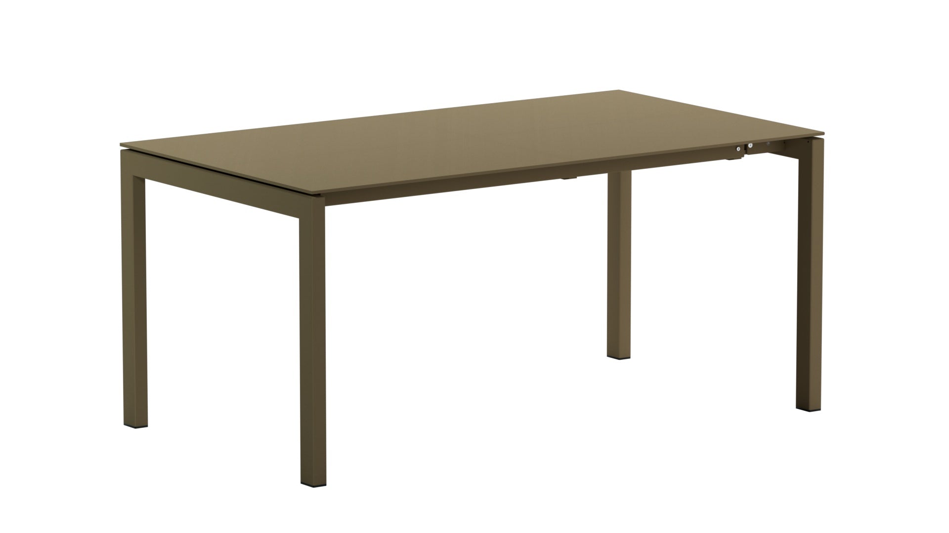 Luzern Glasfaser-Gartentisch 160/220x90 ausziehbar in Champagner präsentiert im Onlineshop von KAQTU Design AG. Gartentisch ist von Schaffner