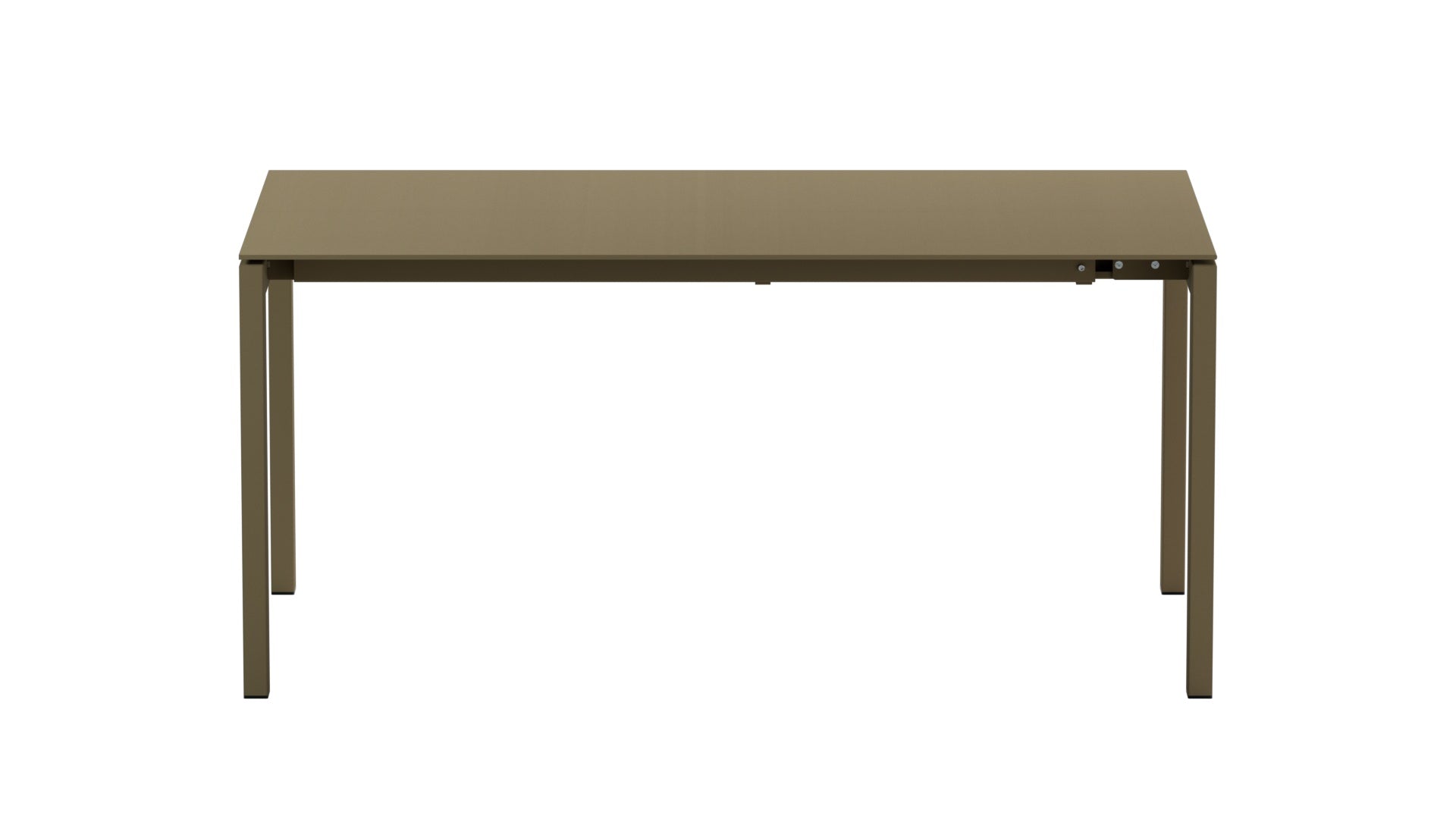 Luzern Glasfaser-Gartentisch 160/220x90 ausziehbar in Champagner präsentiert im Onlineshop von KAQTU Design AG. Gartentisch ist von Schaffner