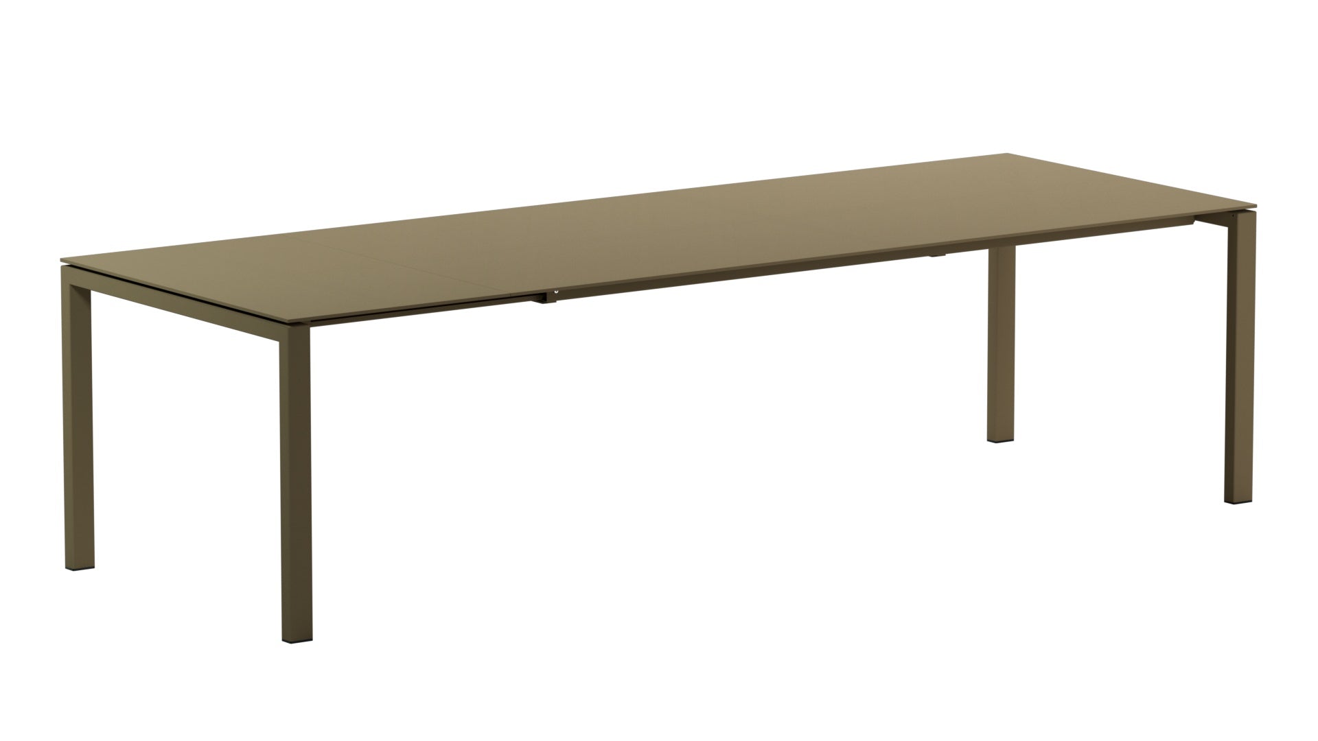 Luzern Glasfaser-Gartentisch 220/280x100 ausziehbar in Champagner präsentiert im Onlineshop von KAQTU Design AG. Gartentisch ist von Schaffner