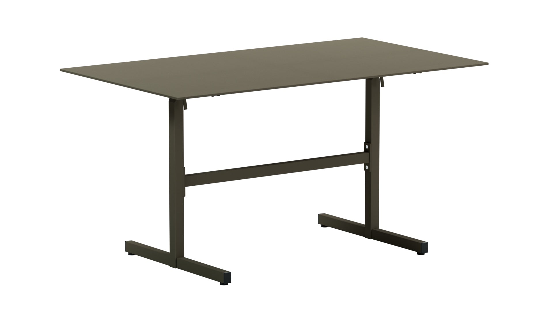 Luzern Glasfaser-Gartentisch Decor 120x80 klappbar in Champagner präsentiert im Onlineshop von KAQTU Design AG. Gartentisch ist von Schaffner