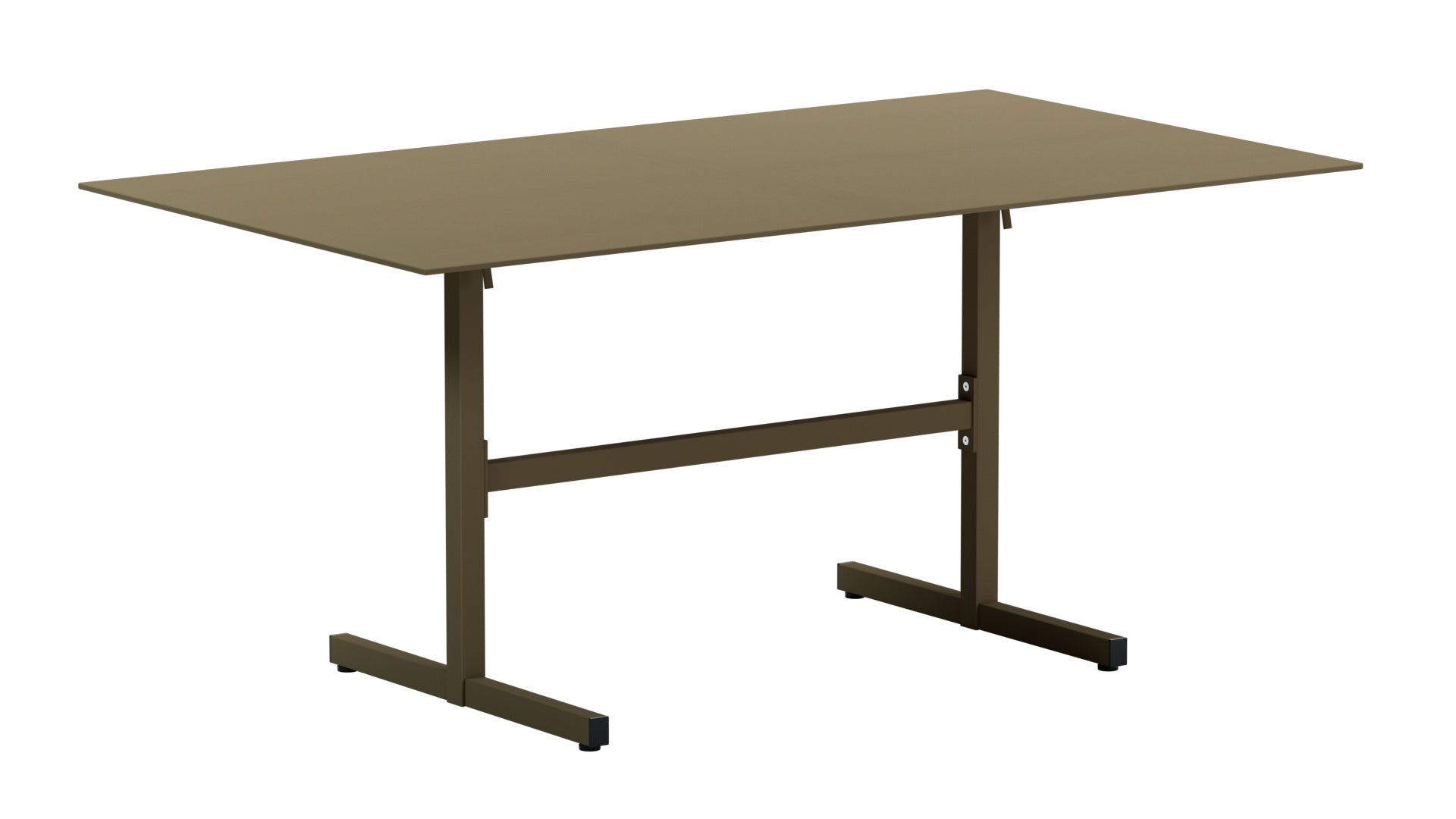 Luzern Glasfaser-Gartentisch Decor 160x90 klappbar in Champagner präsentiert im Onlineshop von KAQTU Design AG. Gartentisch ist von Schaffner