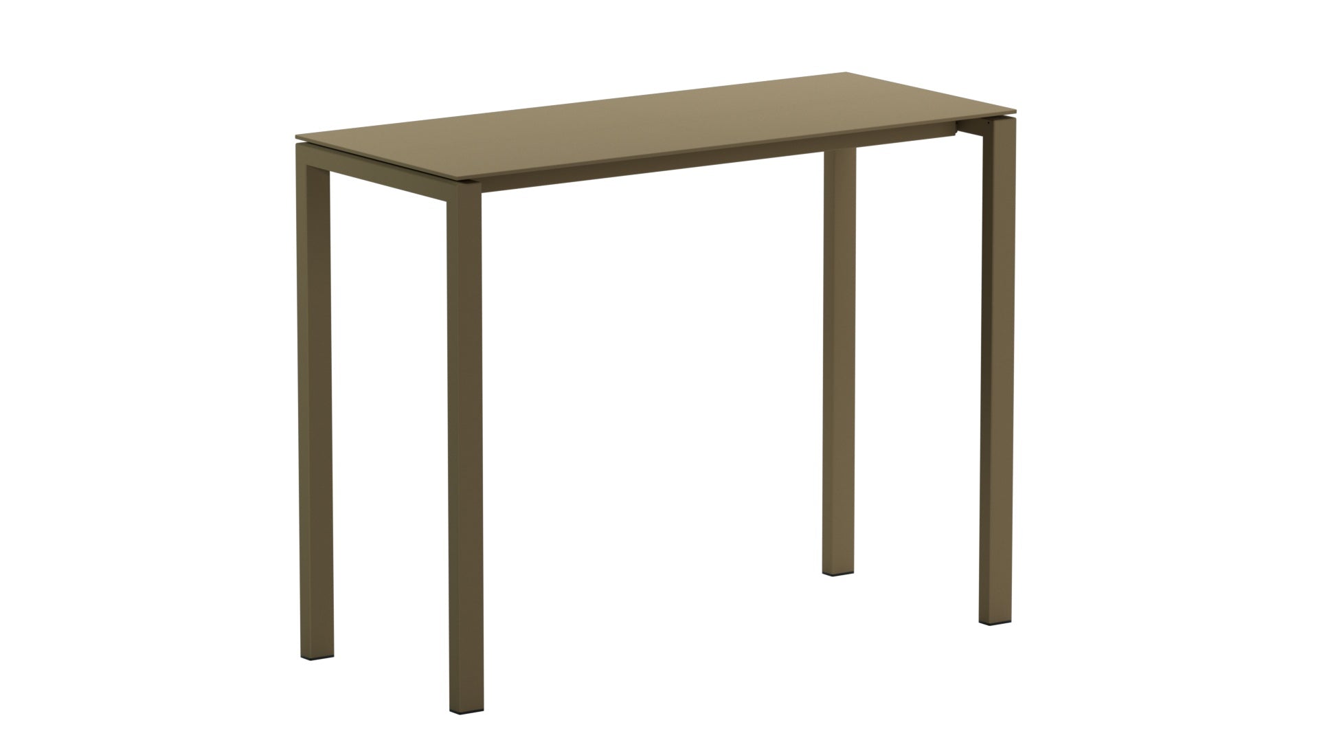 Luzern Glasfaser-Stehtisch Outdoor Decor 140x60 in Champagner präsentiert im Onlineshop von KAQTU Design AG. Hochtisch Outdoor ist von Schaffner