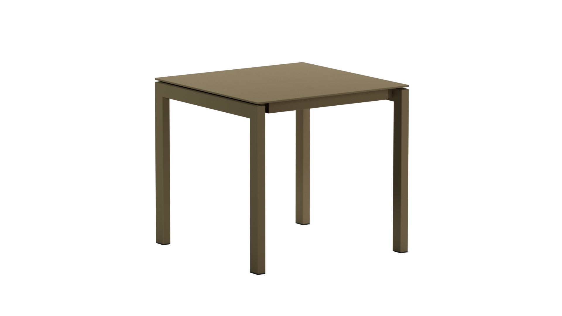 Luzern Glasfaser-Gartentisch Decor 80x80 in Champagner präsentiert im Onlineshop von KAQTU Design AG. Gartentisch ist von Schaffner