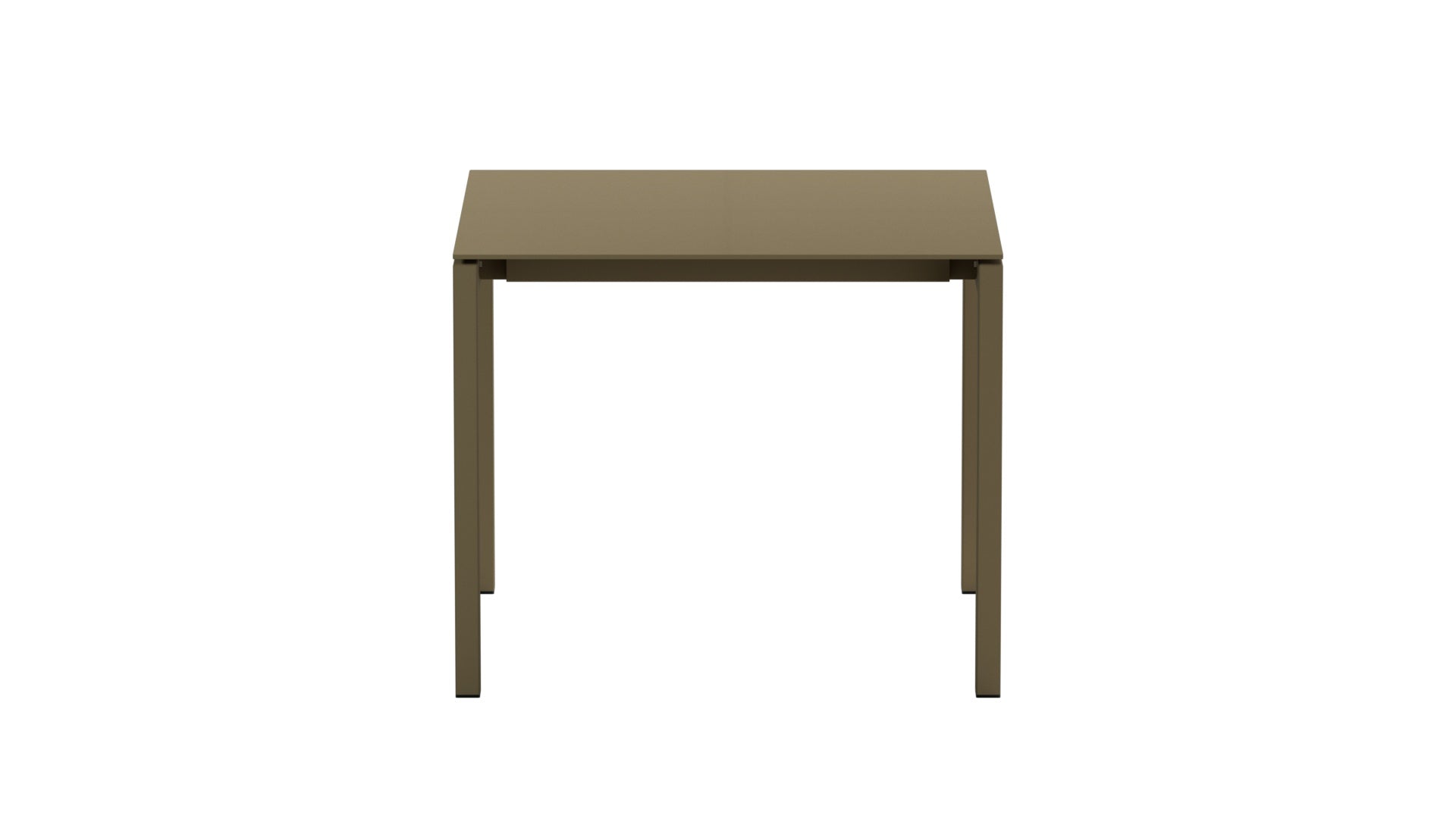 Luzern Glasfaser-Gartentisch Decor 90x90 in Champagner präsentiert im Onlineshop von KAQTU Design AG. Gartentisch ist von Schaffner