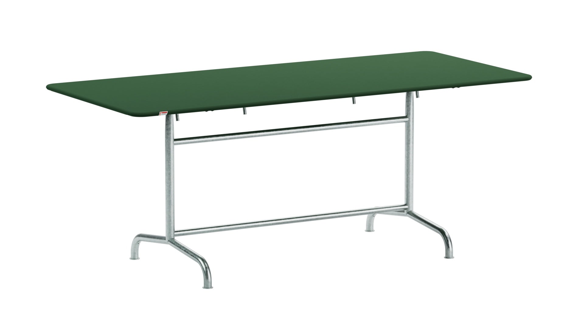 Rigi Metall-Gartentisch 180x80 klappbar in Tannengrün präsentiert im Onlineshop von KAQTU Design AG. Gartentisch ist von Schaffner