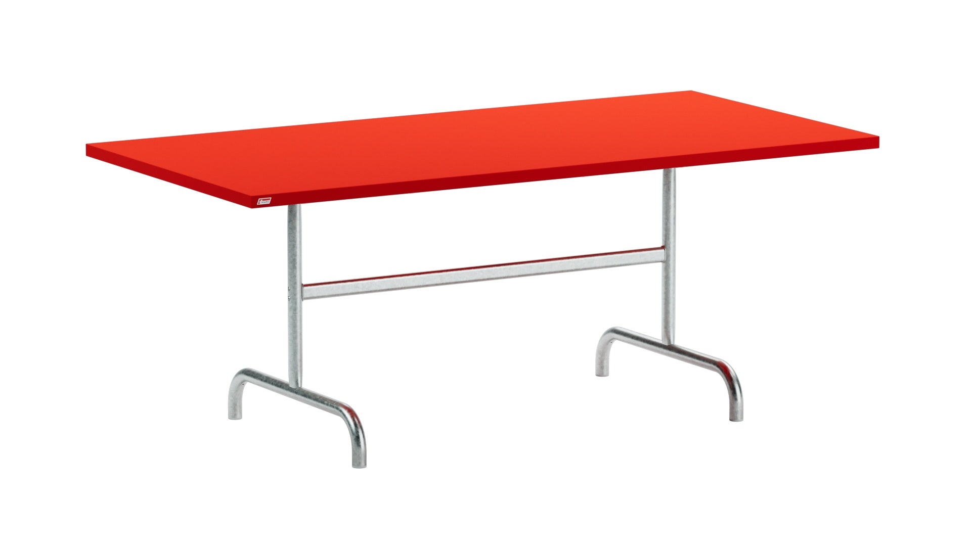 Säntis Metall-Gartentisch 180x90 klappbar in Rot präsentiert im Onlineshop von KAQTU Design AG. Gartentisch ist von Schaffner