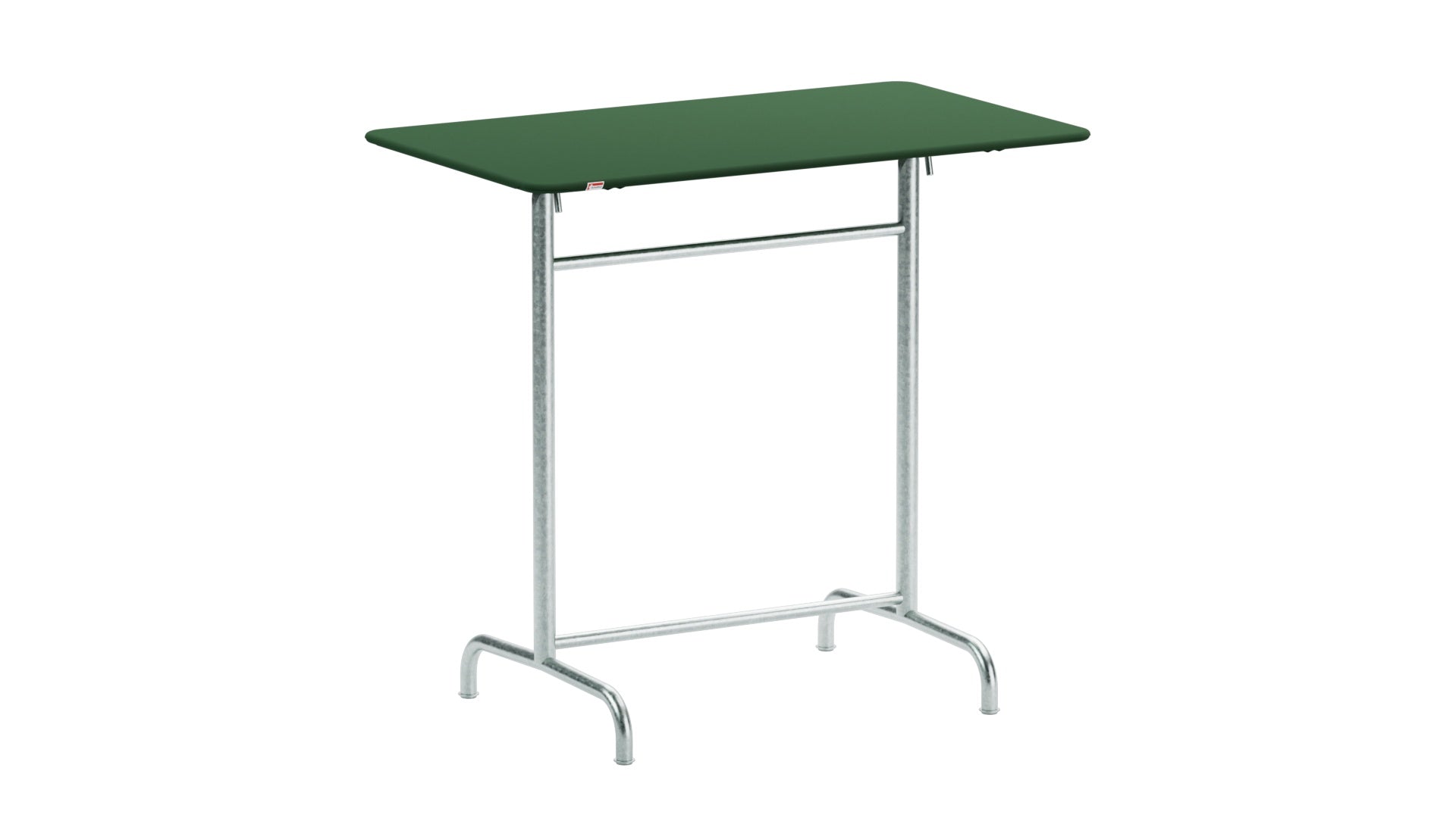 Rigi Metall-Stehtisch Outdoor 120x70 / 110 klappbar in Tannengrün präsentiert im Onlineshop von KAQTU Design AG. Hochtisch Outdoor ist von Schaffner