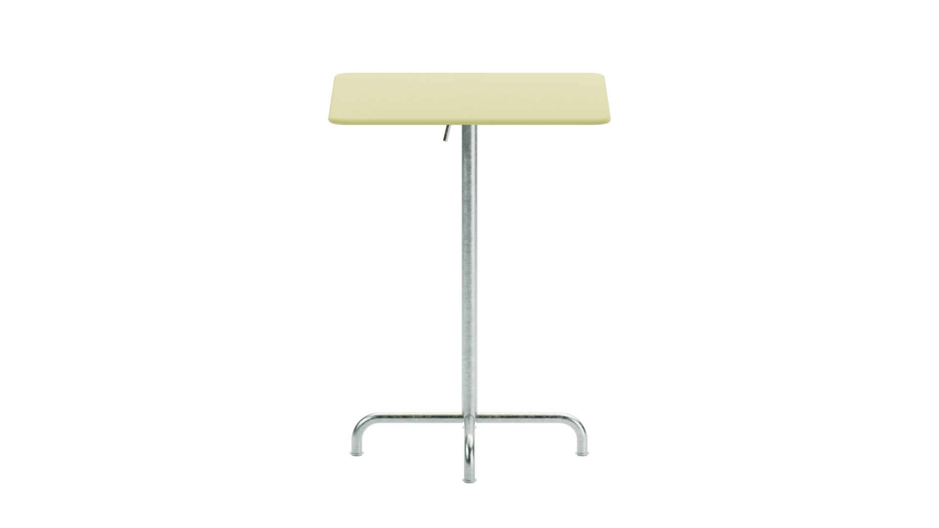 Rigi Metall-Stehtisch Outdoor 80x80 / 110 klappbar in Buchsbaumgelb präsentiert im Onlineshop von KAQTU Design AG. Hochtisch Outdoor ist von Schaffner