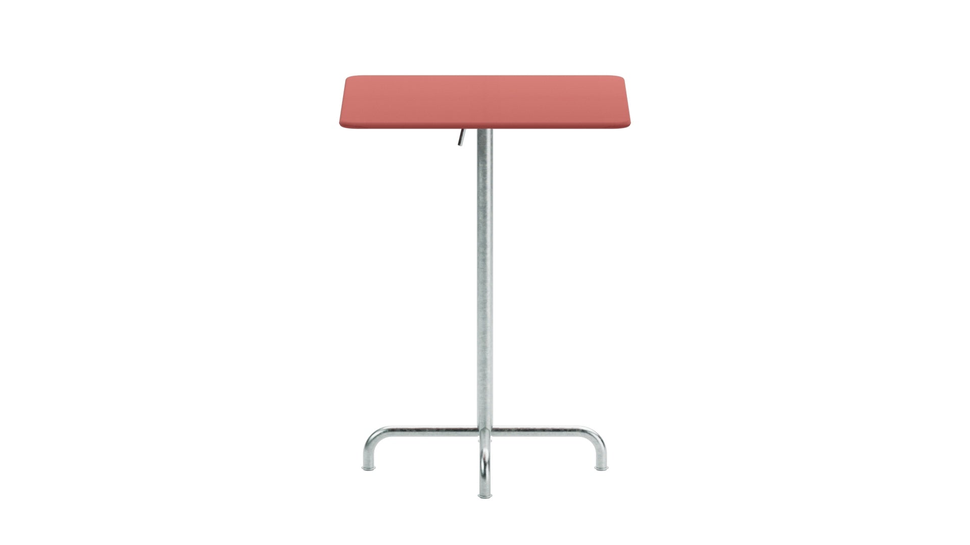 Rigi Metall-Stehtisch Outdoor 80x80 / 110 klappbar in Ahornrot präsentiert im Onlineshop von KAQTU Design AG. Hochtisch Outdoor ist von Schaffner