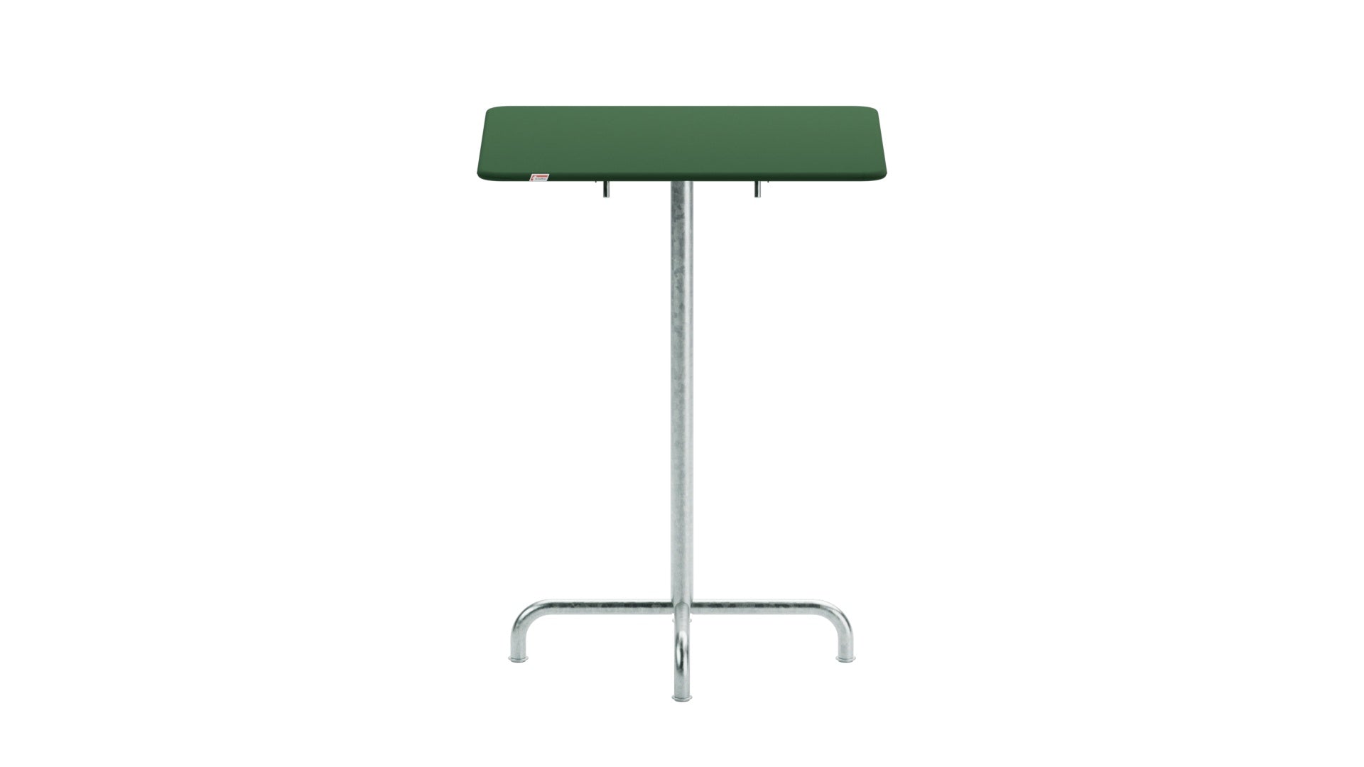 Rigi Metall-Stehtisch Outdoor 80x80 / 110 klappbar in Tannengrün präsentiert im Onlineshop von KAQTU Design AG. Hochtisch Outdoor ist von Schaffner