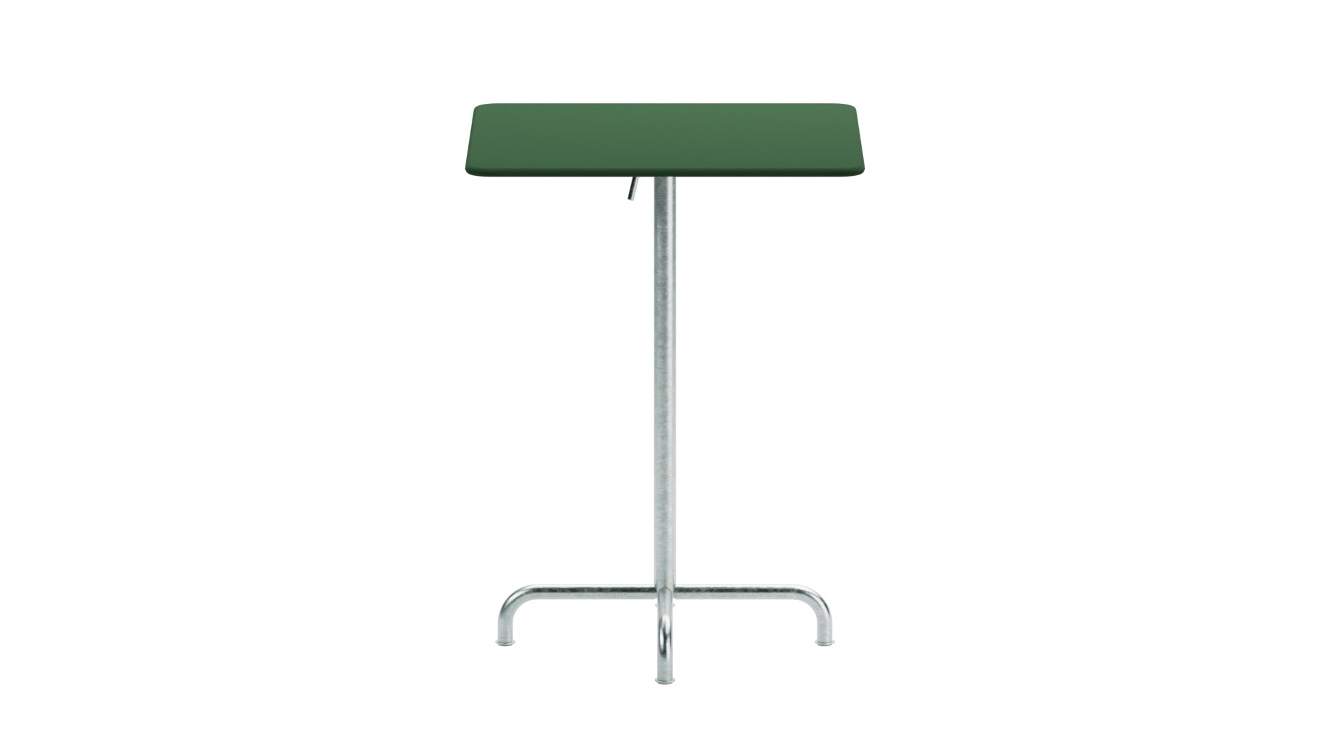 Rigi Metall-Stehtisch Outdoor 80x80 / 110 klappbar in Tannengrün präsentiert im Onlineshop von KAQTU Design AG. Hochtisch Outdoor ist von Schaffner
