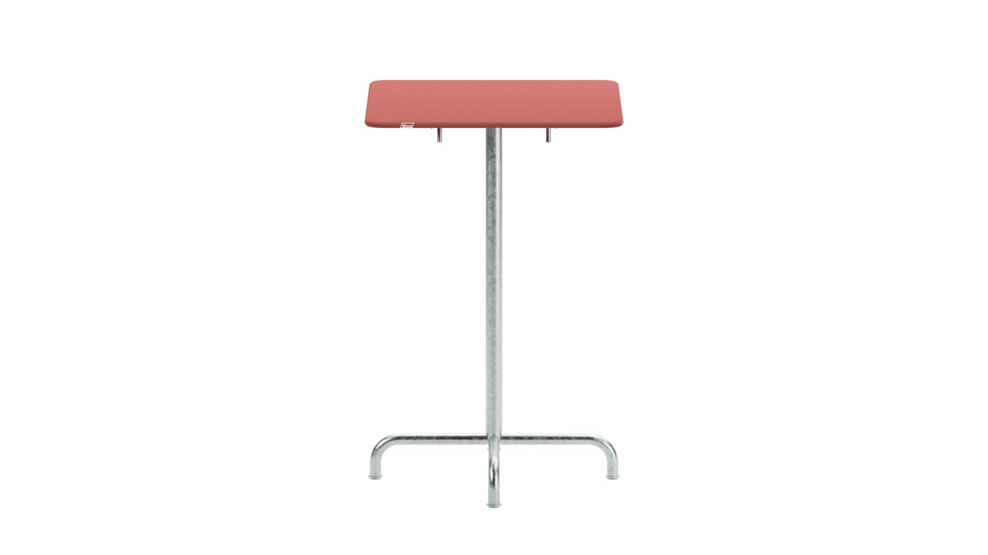 Robuster, klappbarer Rigi Metall-Stehtisch 70x70/110 cm für Garten & Outdoor. Wetterfest, stabil, langlebig und elegantes Design von Schaffner.