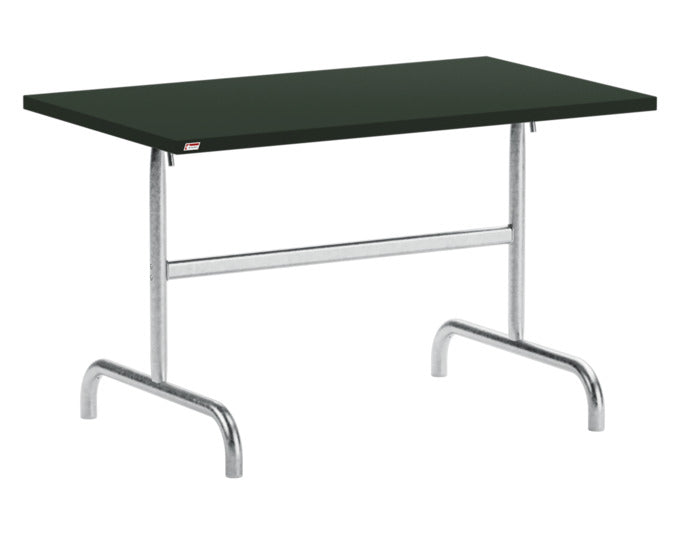 Säntis Metall-Gartentisch 117x70 klappbar in Tannengrün / Feuerverzinkt präsentiert im Onlineshop von KAQTU Design AG. Gartentisch ist von Schaffner