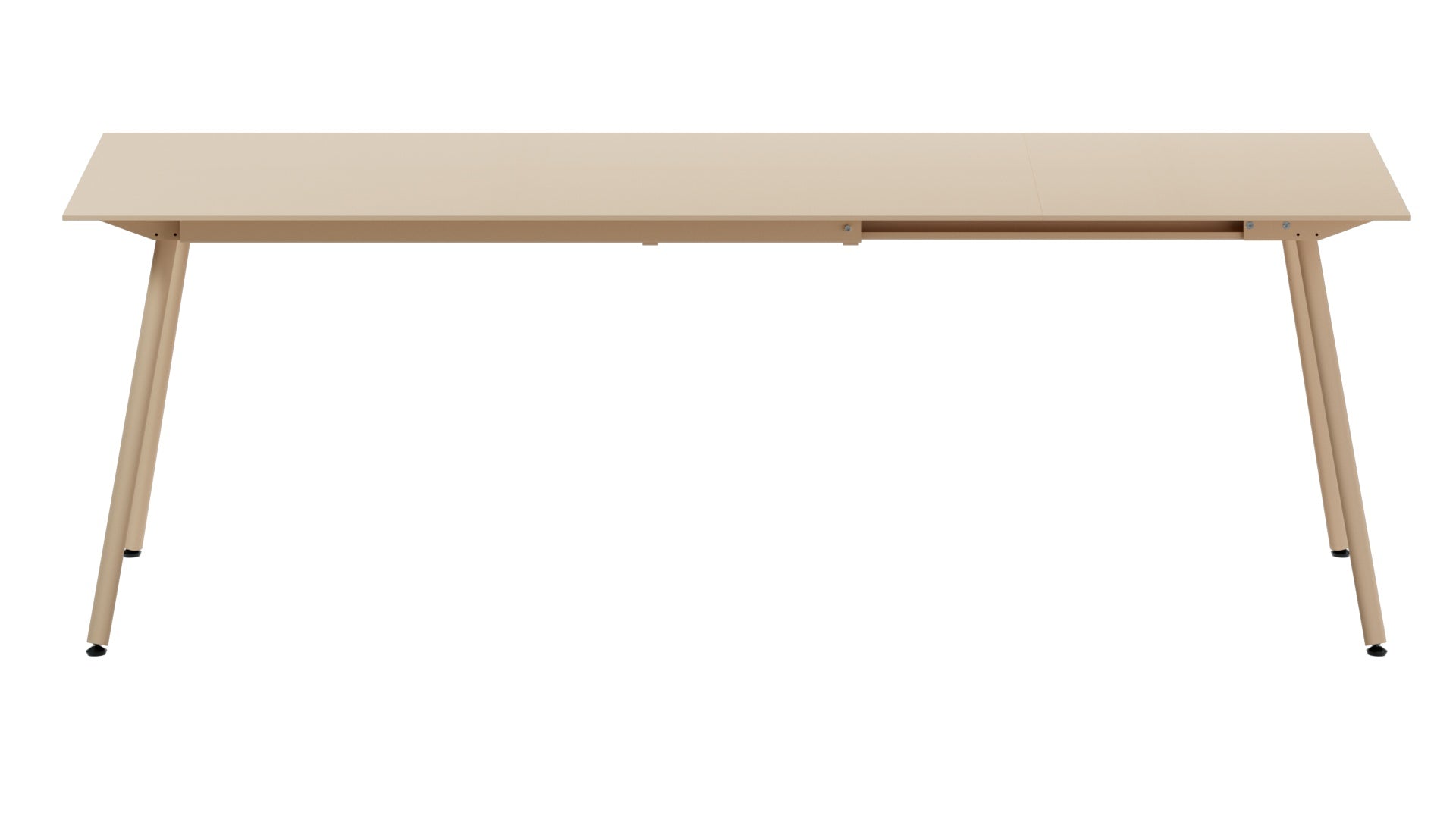 Locarno Glasfaser-Gartentisch 160/220x90 ausziehbar in Pastellsand präsentiert im Onlineshop von KAQTU Design AG. Gartentisch ist von Schaffner