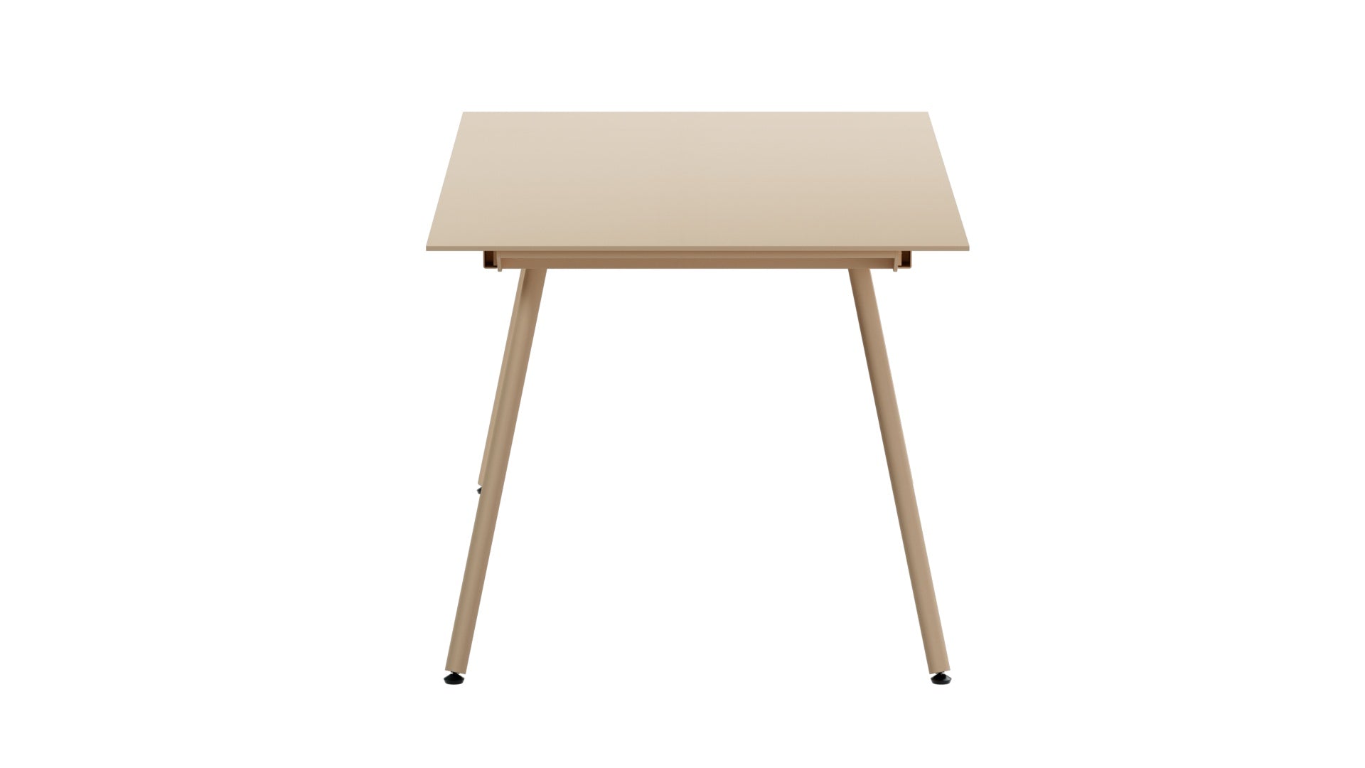 Locarno Glasfaser-Gartentisch 160/220x90 ausziehbar in Pastellsand präsentiert im Onlineshop von KAQTU Design AG. Gartentisch ist von Schaffner