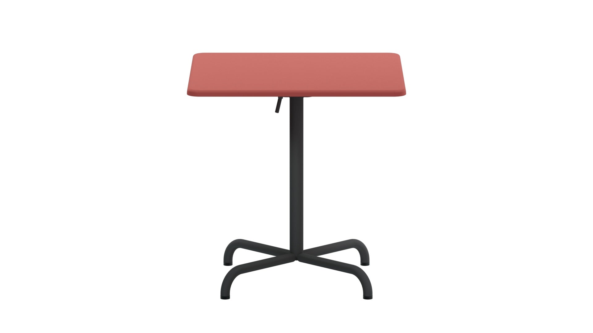 Davos Glasfaser-Gartentisch 70x70 klappbar in Ahornrot präsentiert im Onlineshop von KAQTU Design AG. Gartentisch ist von Schaffner