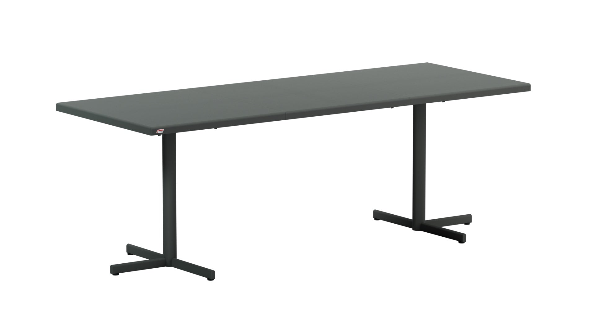 Eleganter, klappbarer Gartentisch aus Glasfaser, ausziehbar von 140 auf 210 cm, ideal für Garten und Terrasse, robust und pflegeleicht.