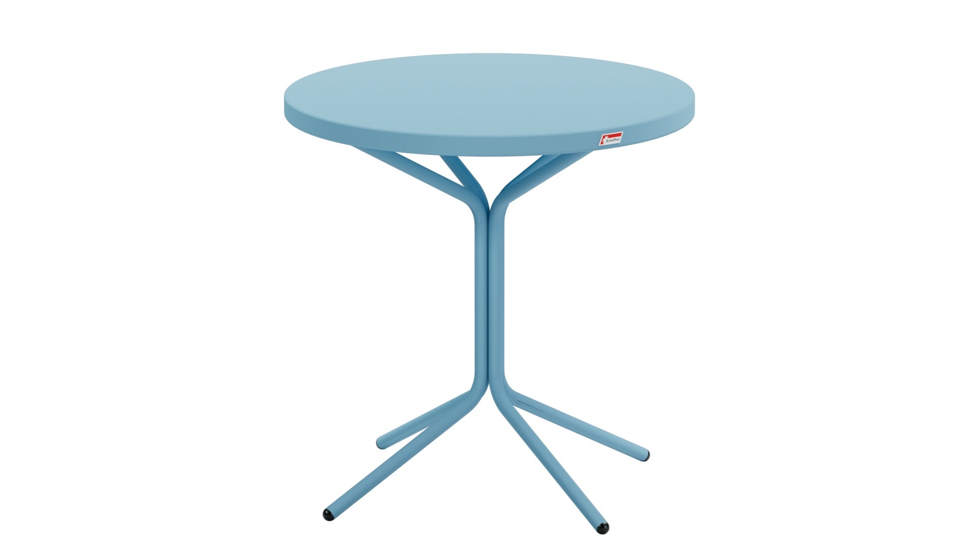 Wetterfester PIX Metall-Beistelltisch ø54cm, robust und leicht zu montieren. Ideal für Balkon, Garten oder Terrasse – stilvoll, mobil und langlebig.