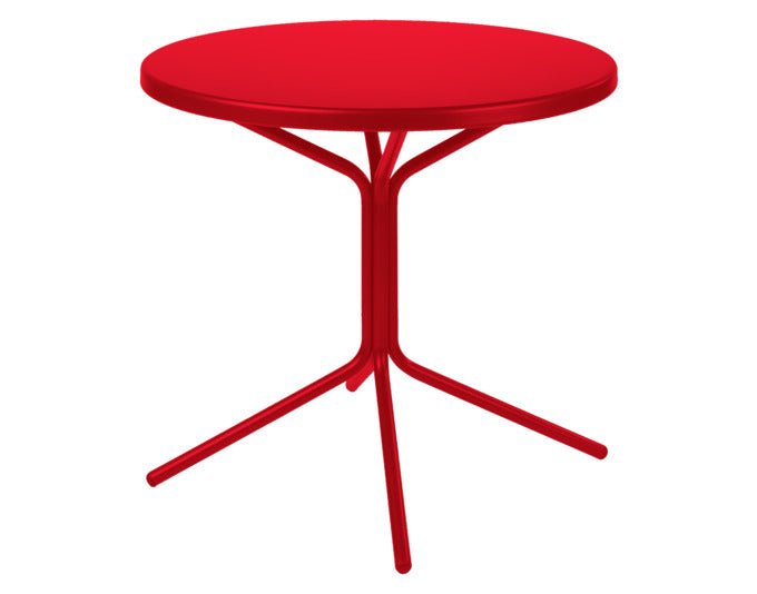 PIX Metall-Gartentisch ø60 / 70 in Rot präsentiert im Onlineshop von KAQTU Design AG. Gartentisch ist von Schaffner