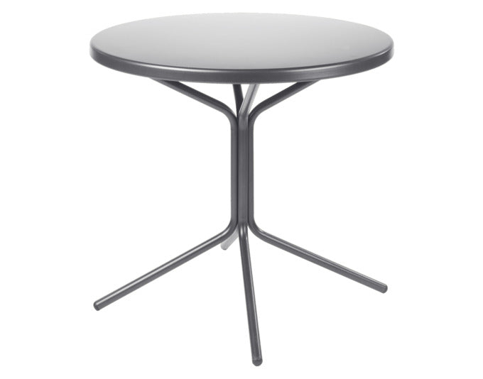 PIX Metall-Gartentisch ø60 / 70 in Alusilber präsentiert im Onlineshop von KAQTU Design AG. Gartentisch ist von Schaffner