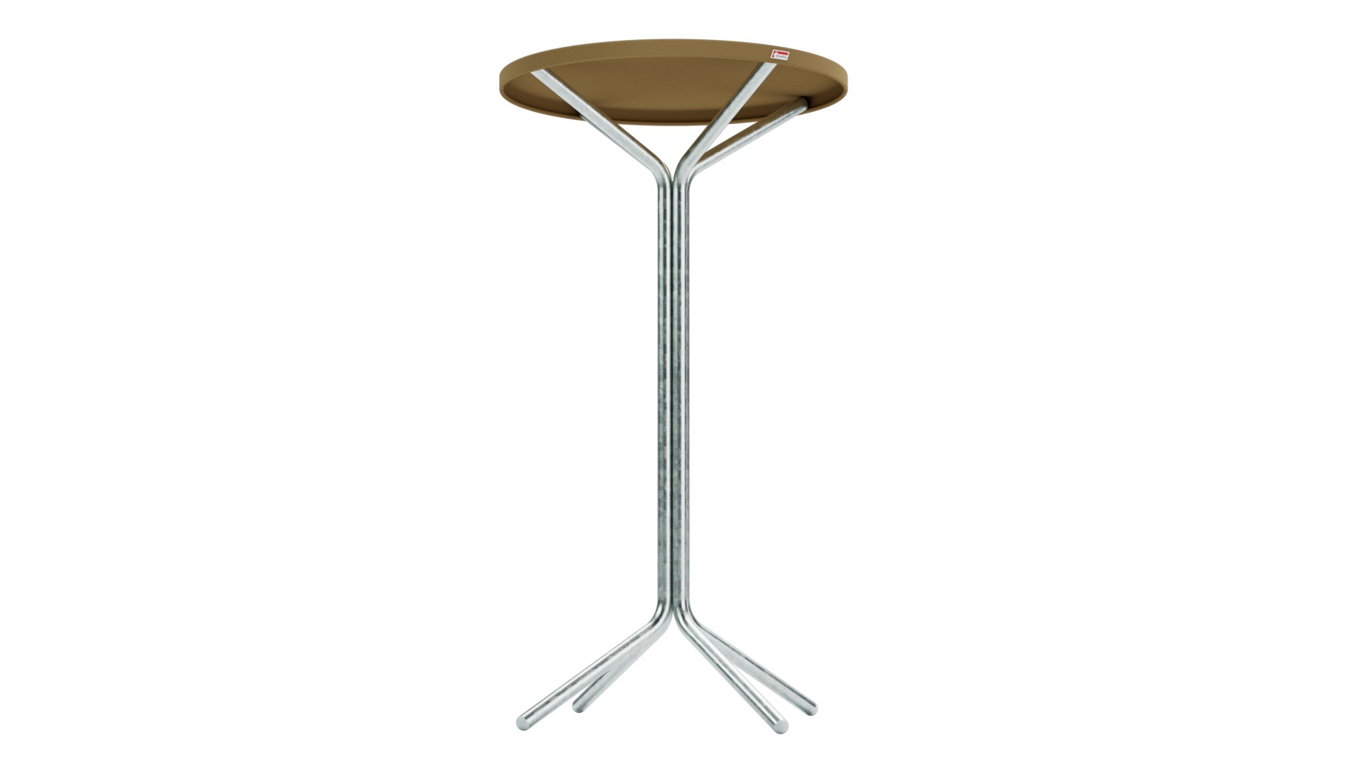 PIX Metall-Stehtisch Outdoor ø60 / 110 in Pastellbraun präsentiert im Onlineshop von KAQTU Design AG. Hochtisch Outdoor ist von Schaffner