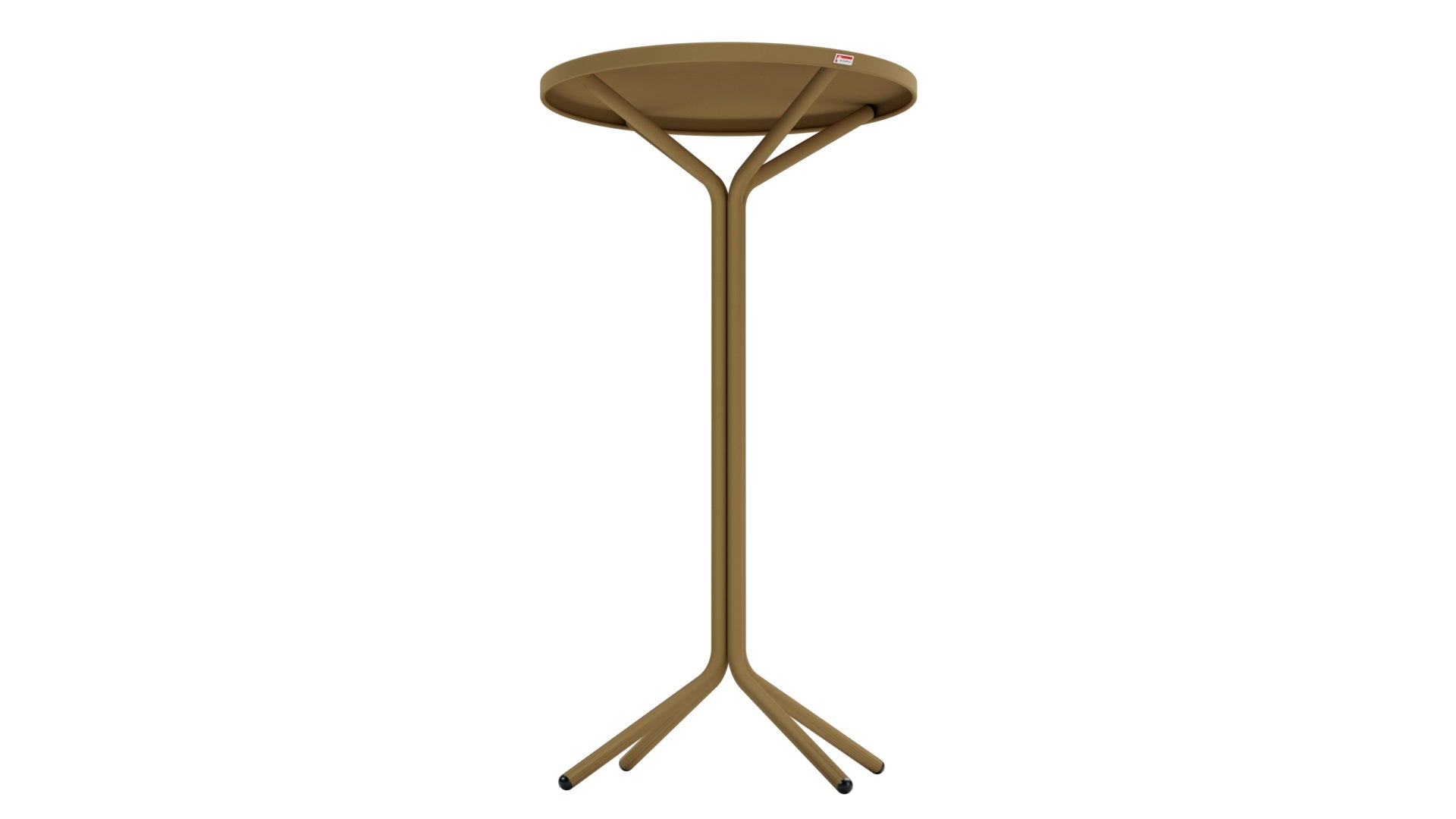 PIX Metall-Stehtisch Outdoor ø60 / 110 in Pastellbraun präsentiert im Onlineshop von KAQTU Design AG. Hochtisch Outdoor ist von Schaffner