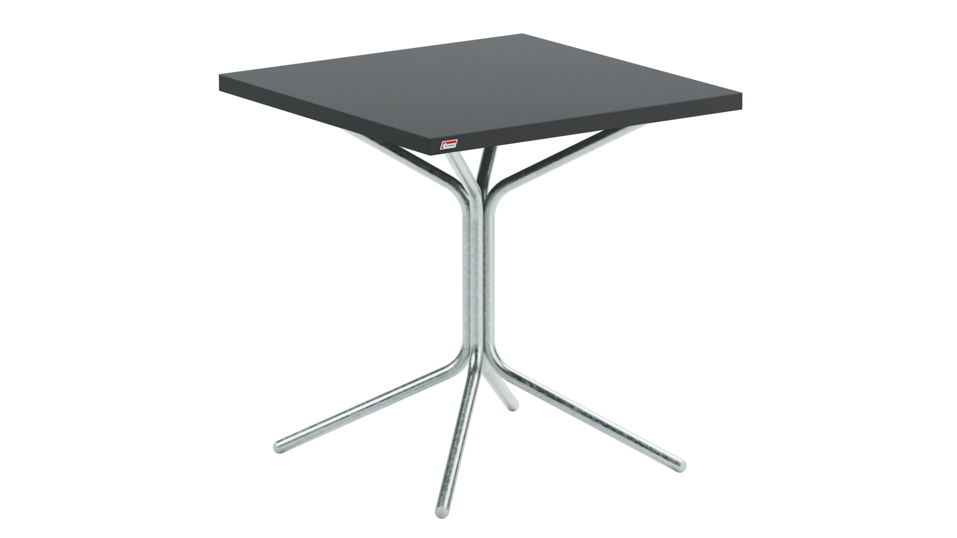PIX Metall-Gartentisch 70x70 / 72 in Anthrazit präsentiert im Onlineshop von KAQTU Design AG. Gartentisch ist von Schaffner